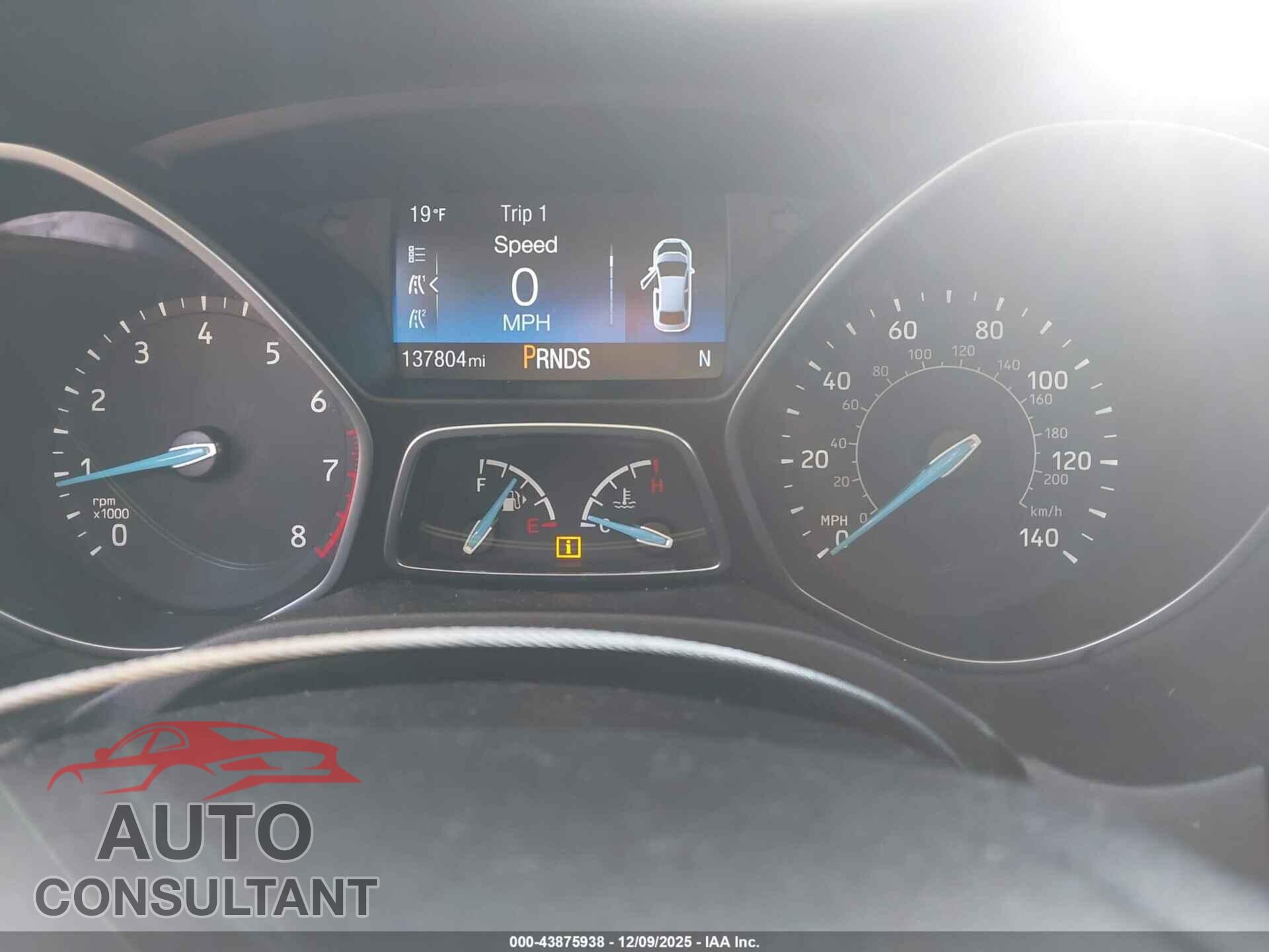 FORD FOCUS 2017 - 1FADP3H21HL228920