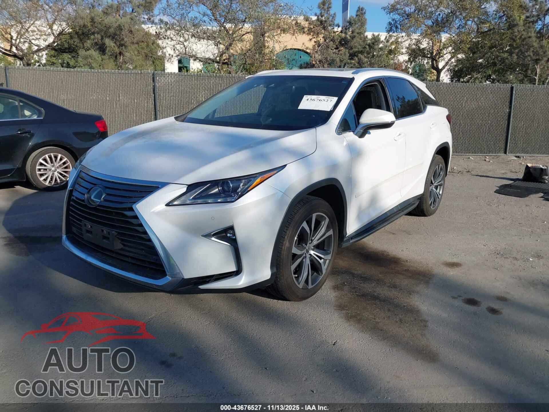 LEXUS RX 2019 - 2T2BZMCA3KC194747
