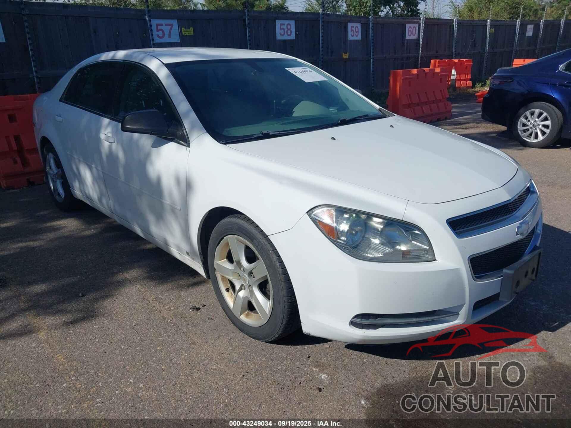 CHEVROLET MALIBU 2009 - 1G1ZG57BX9F114212