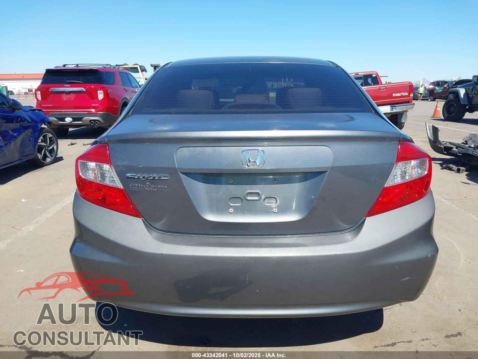 HONDA CIVIC 2012 - 2HGFB2F85CH601256