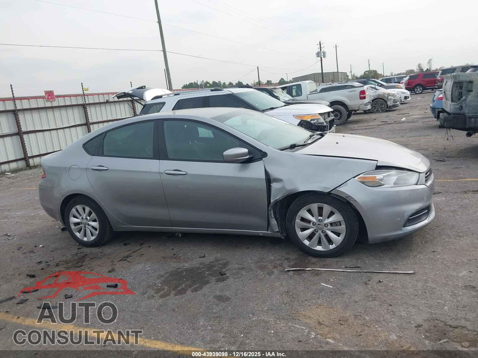 DODGE DART 2015 - 1C3CDFAA3FD150525