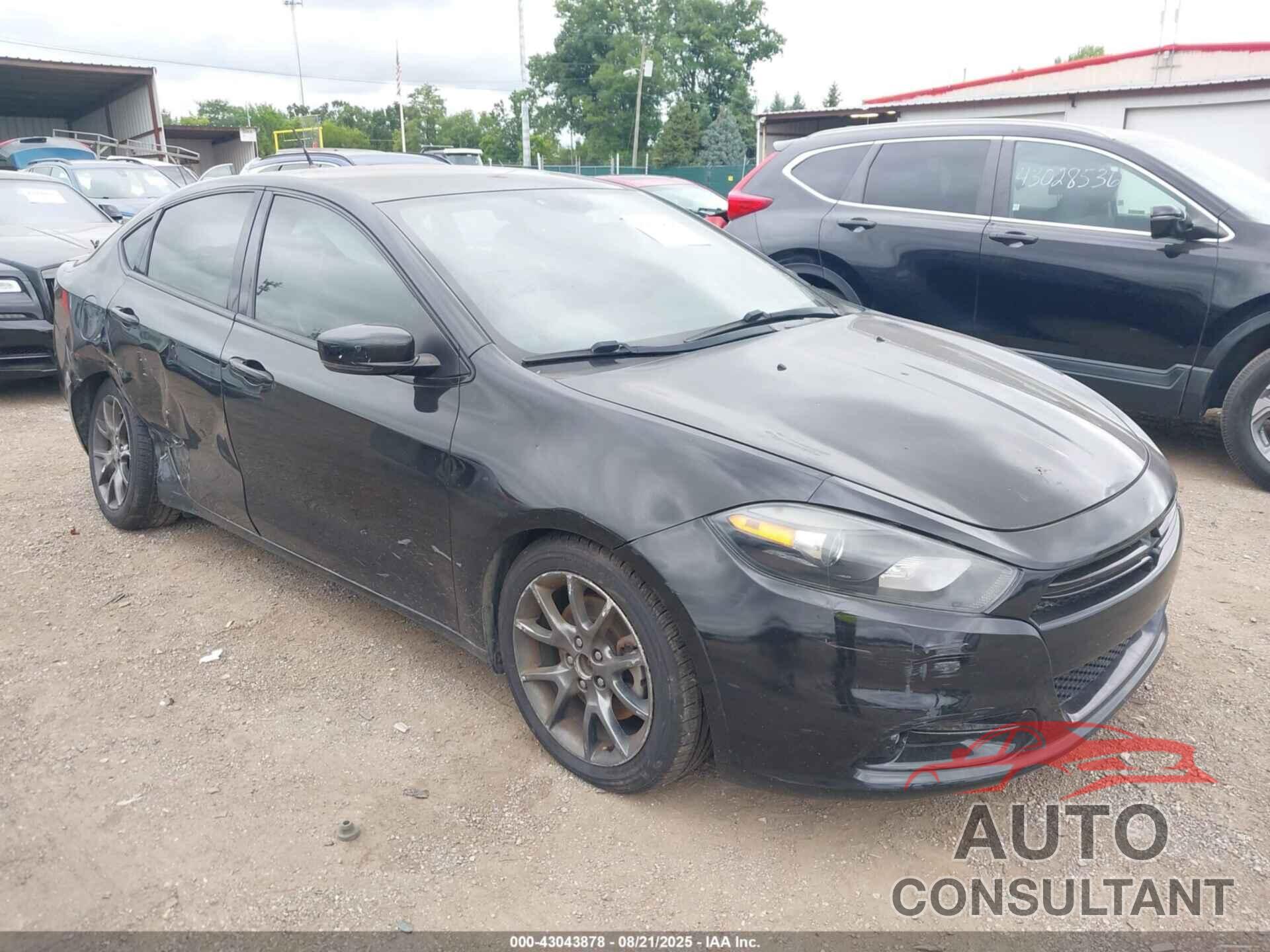 DODGE DART 2015 - 1C3CDFEB4FD141349