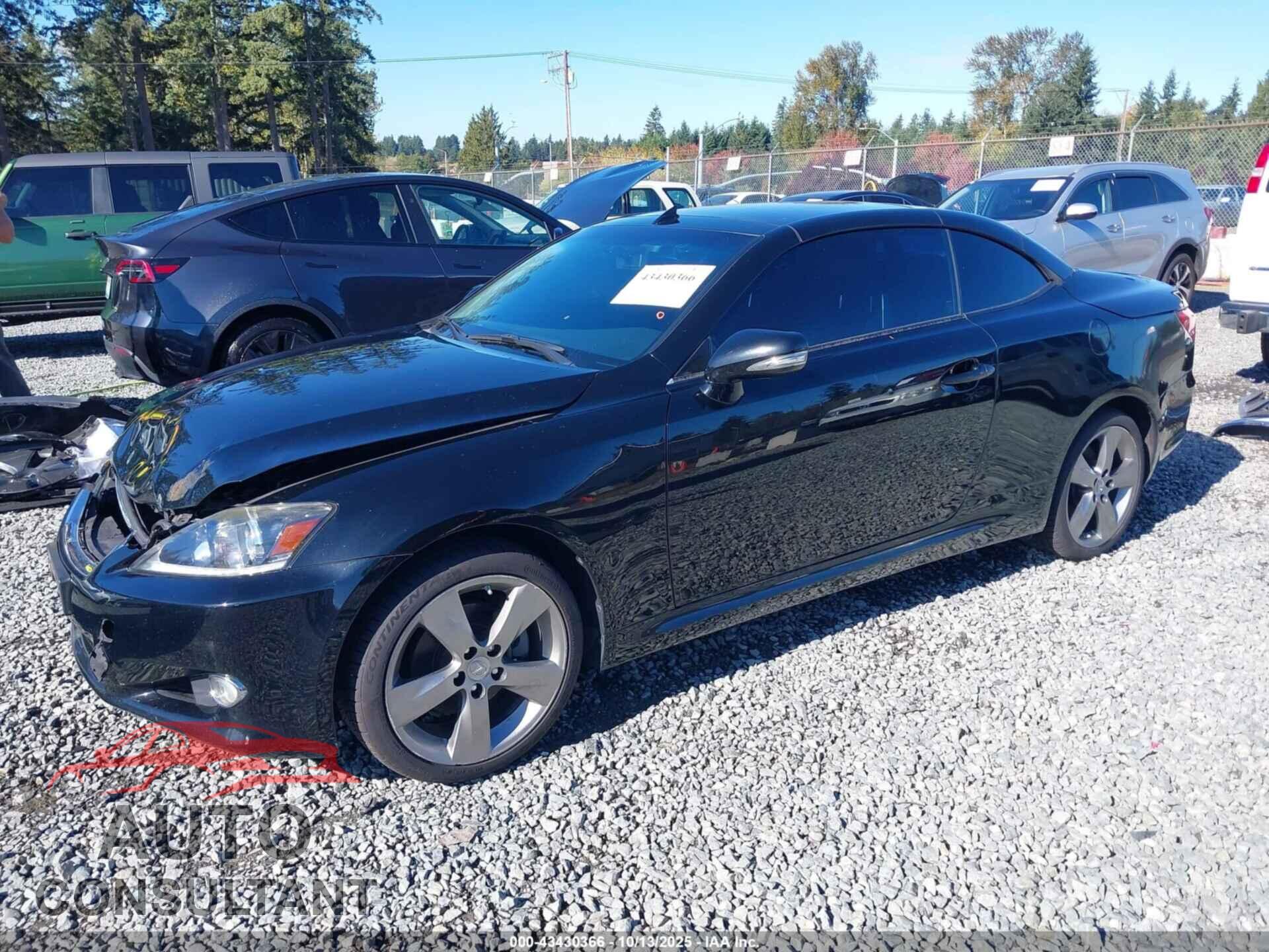 LEXUS IS 250C 2011 - JTHFF2C2XB2517281