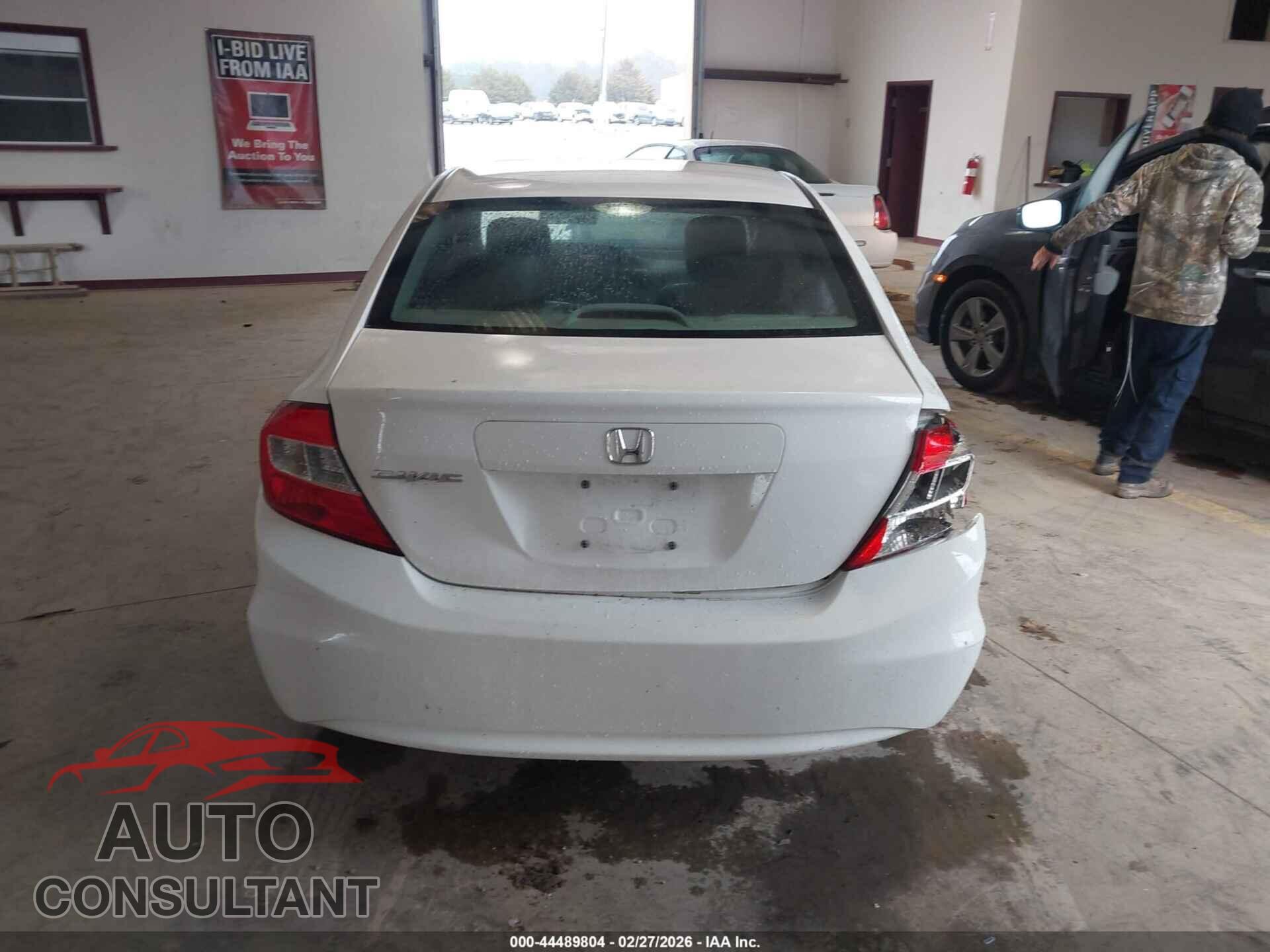 HONDA CIVIC 2012 - 19XFB2F58CE106145