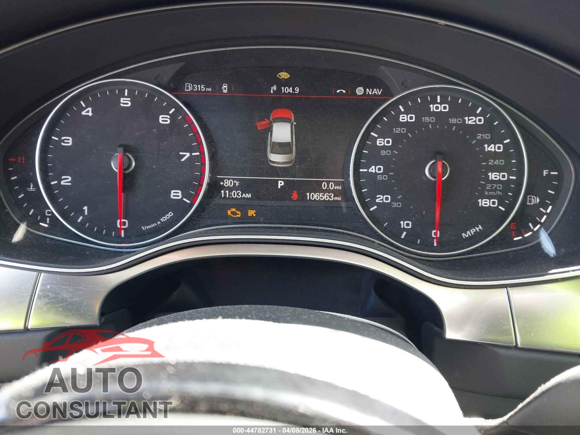 AUDI A6 2013 - WAUDFAFC8DN008621