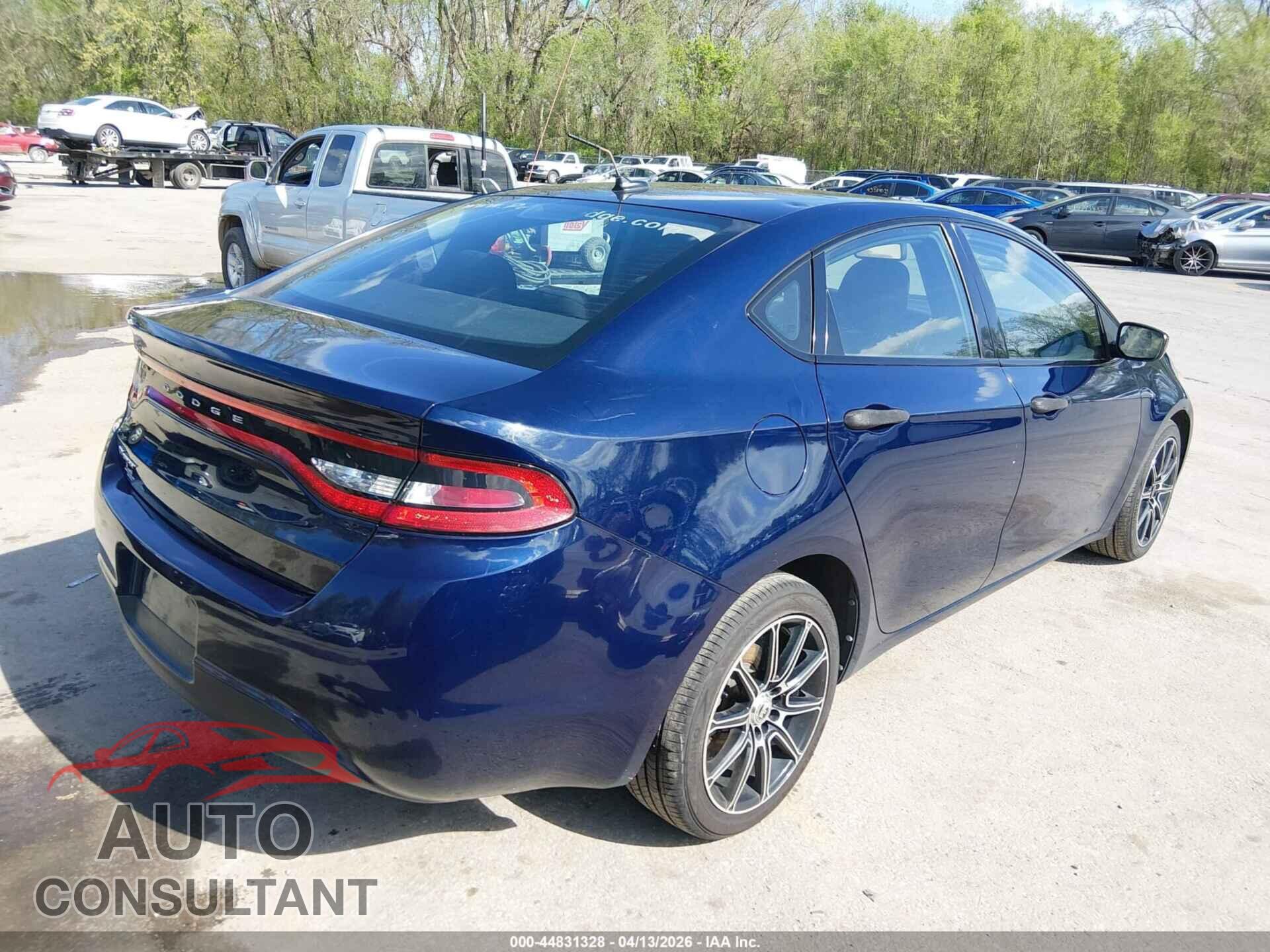 DODGE DART 2013 - 1C3CDFAA3DD123001