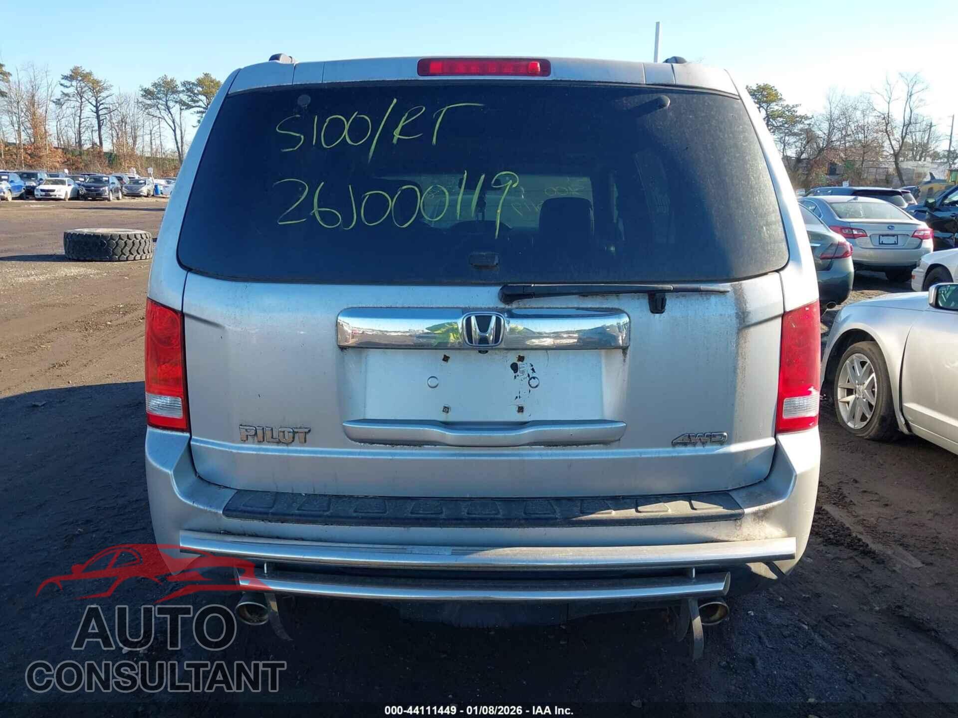 HONDA PILOT 2012 - 5FNYF4H55CB044347
