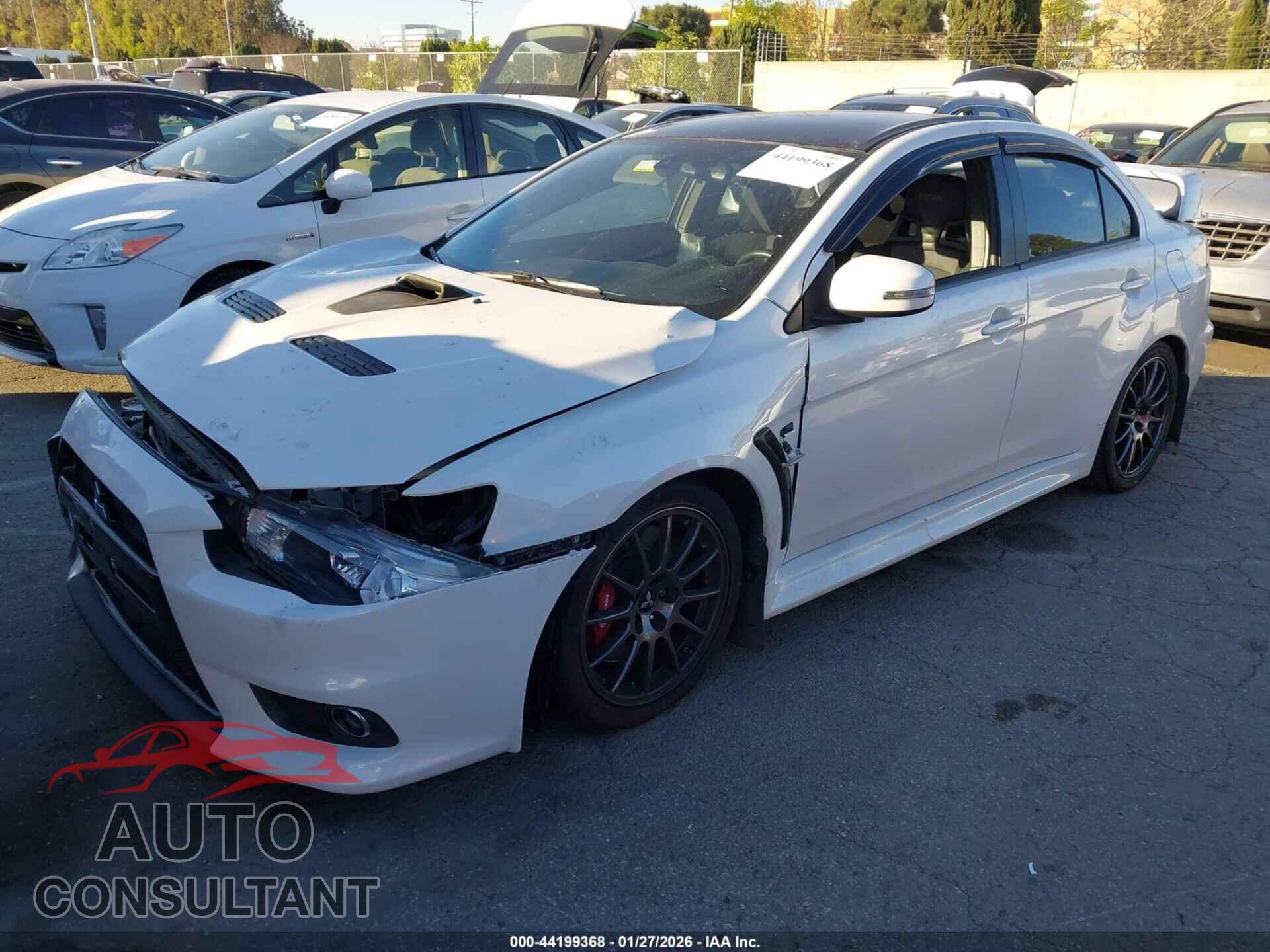 MITSUBISHI LANCER EVOLUTION 2015 - JA32W7FV8FU028308