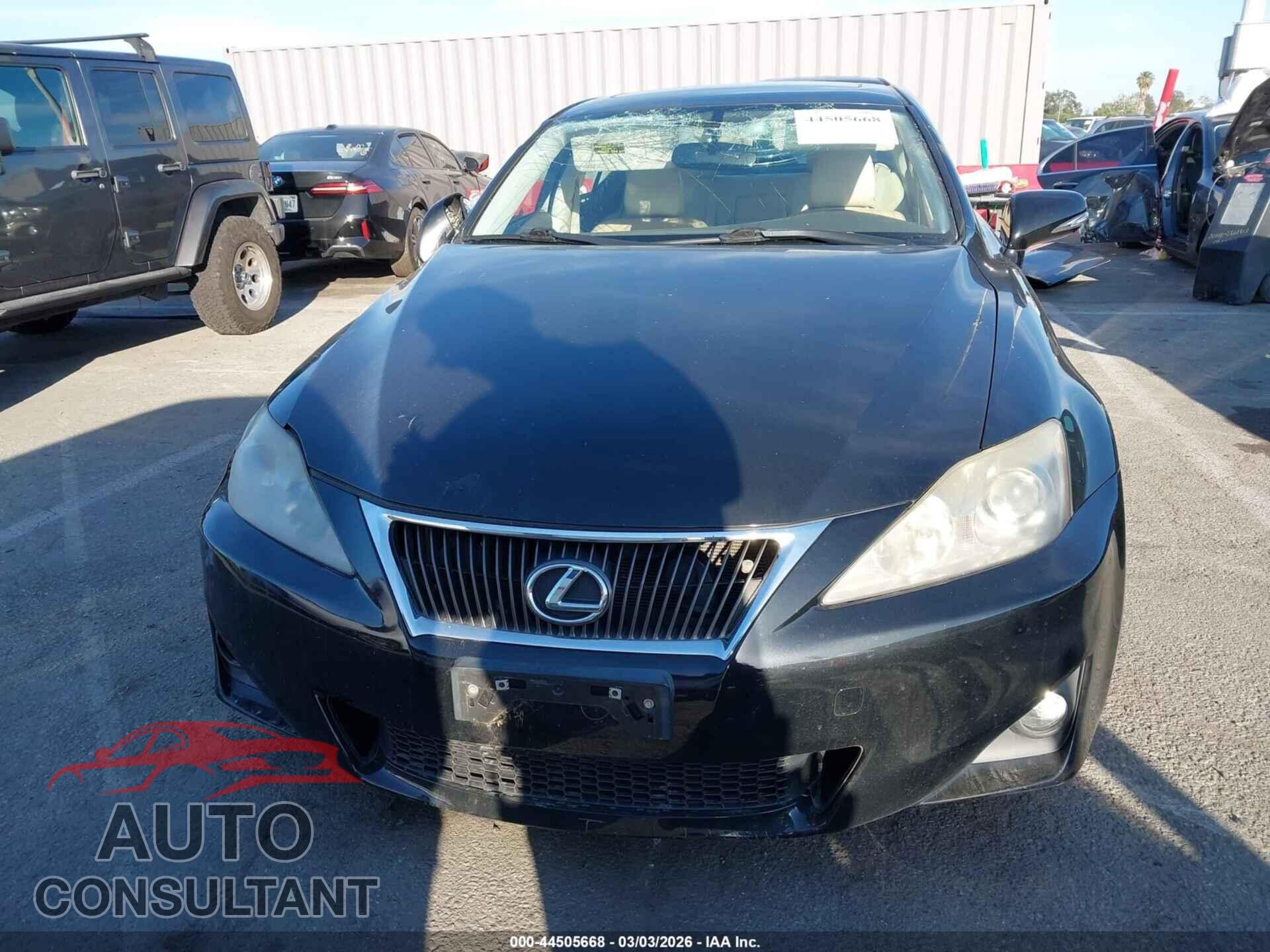 LEXUS IS 250 2011 - JTHBF5C2XB5153359