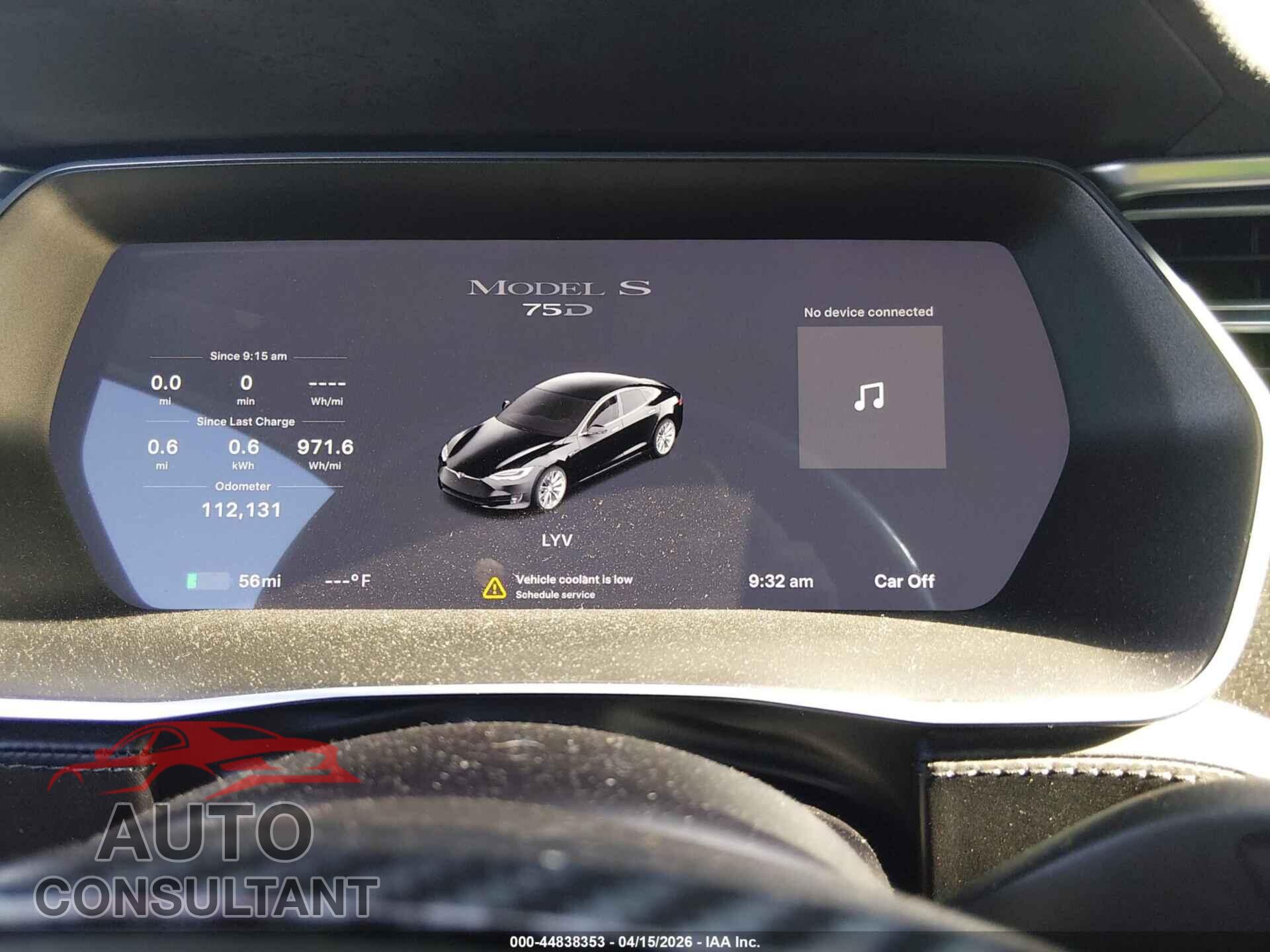 TESLA MODEL S 2017 - 5YJSA1E2XHF194636