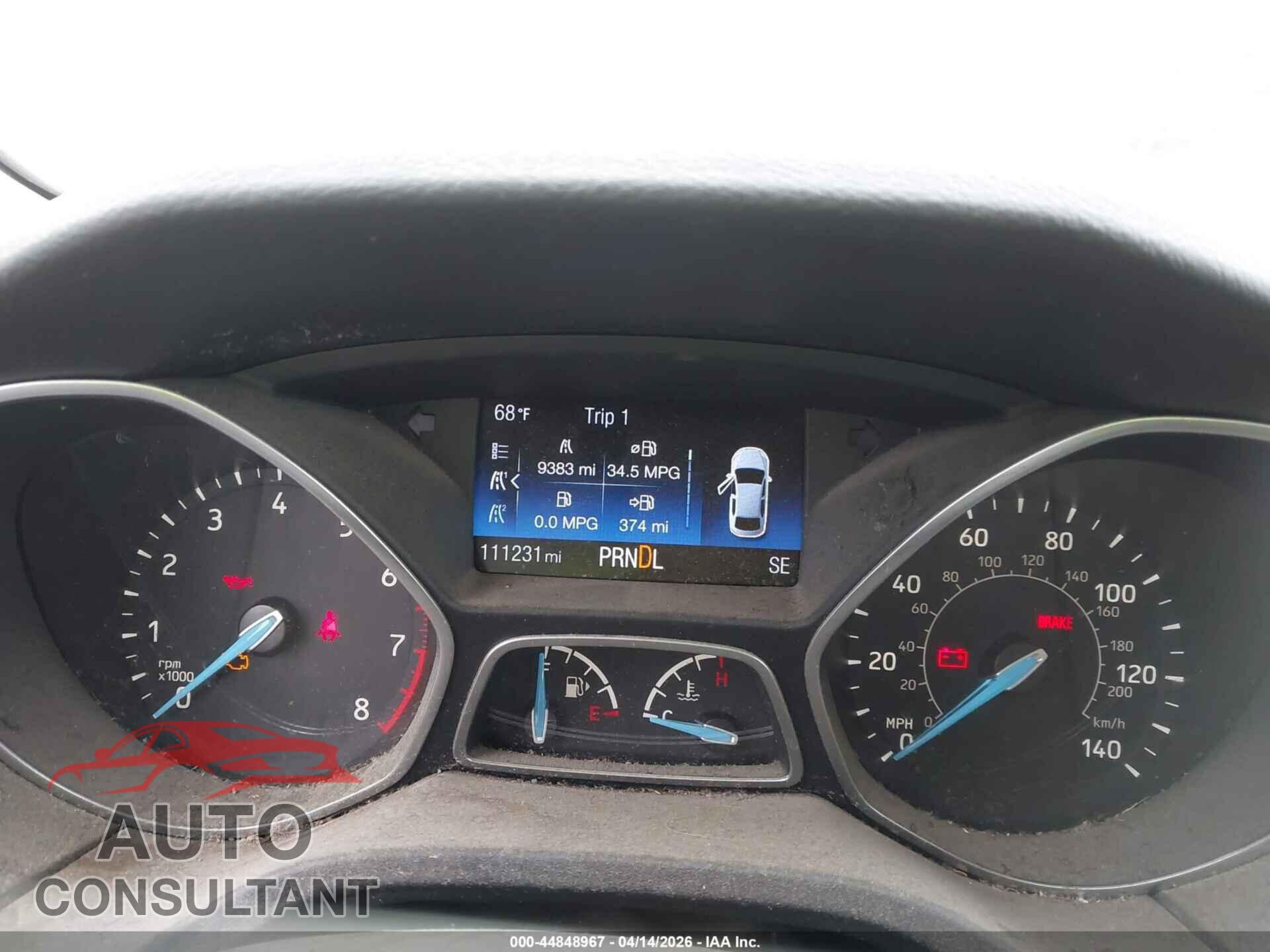 FORD FOCUS 2015 - 1FADP3F21FL379109