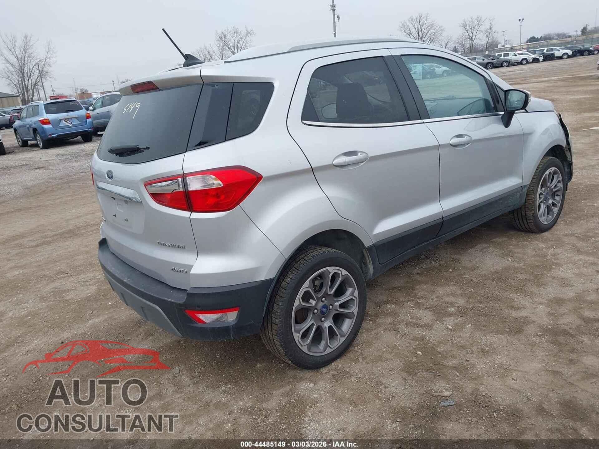 FORD ECOSPORT 2021 - MAJ6S3KL7MC397729