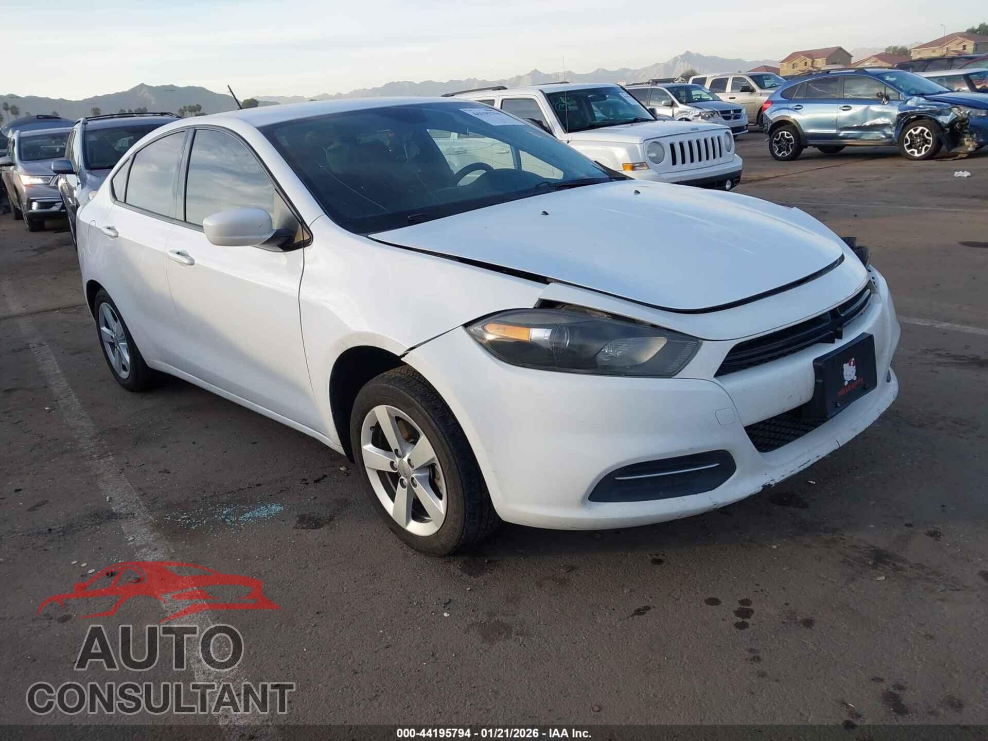 DODGE DART 2015 - 1C3CDFBB1FD314894