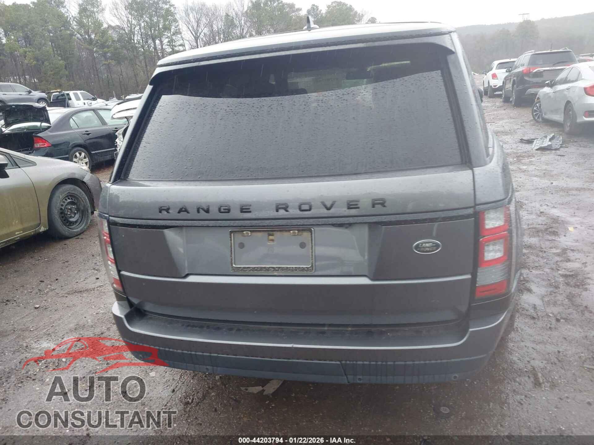 LAND ROVER RANGE ROVER 2016 - SALGS2VF0GA238266