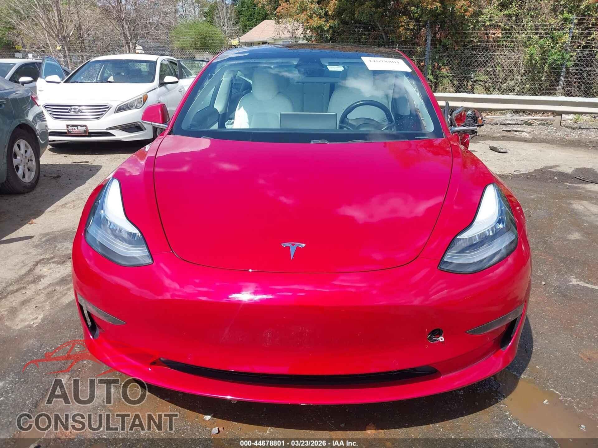 TESLA MODEL 3 2019 - 5YJ3E1EA0KF314869