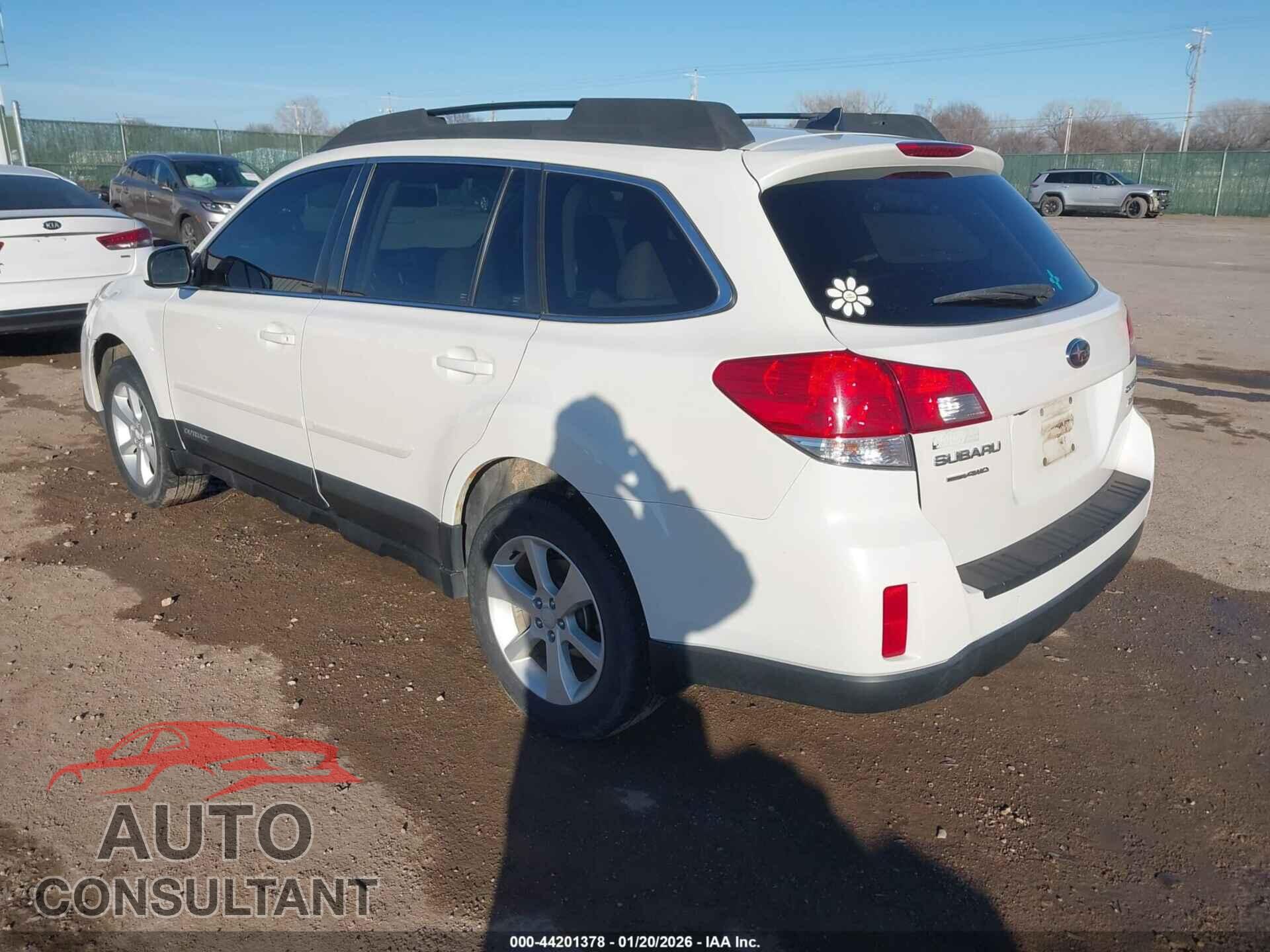SUBARU OUTBACK 2014 - 4S4BRBFC1E3216954
