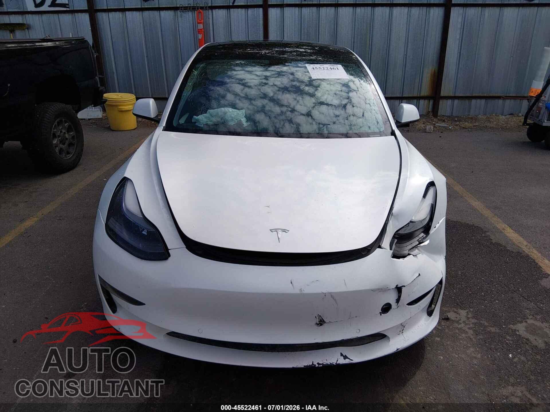TESLA MODEL 3 2022 - 5YJ3E1EB3NF199665