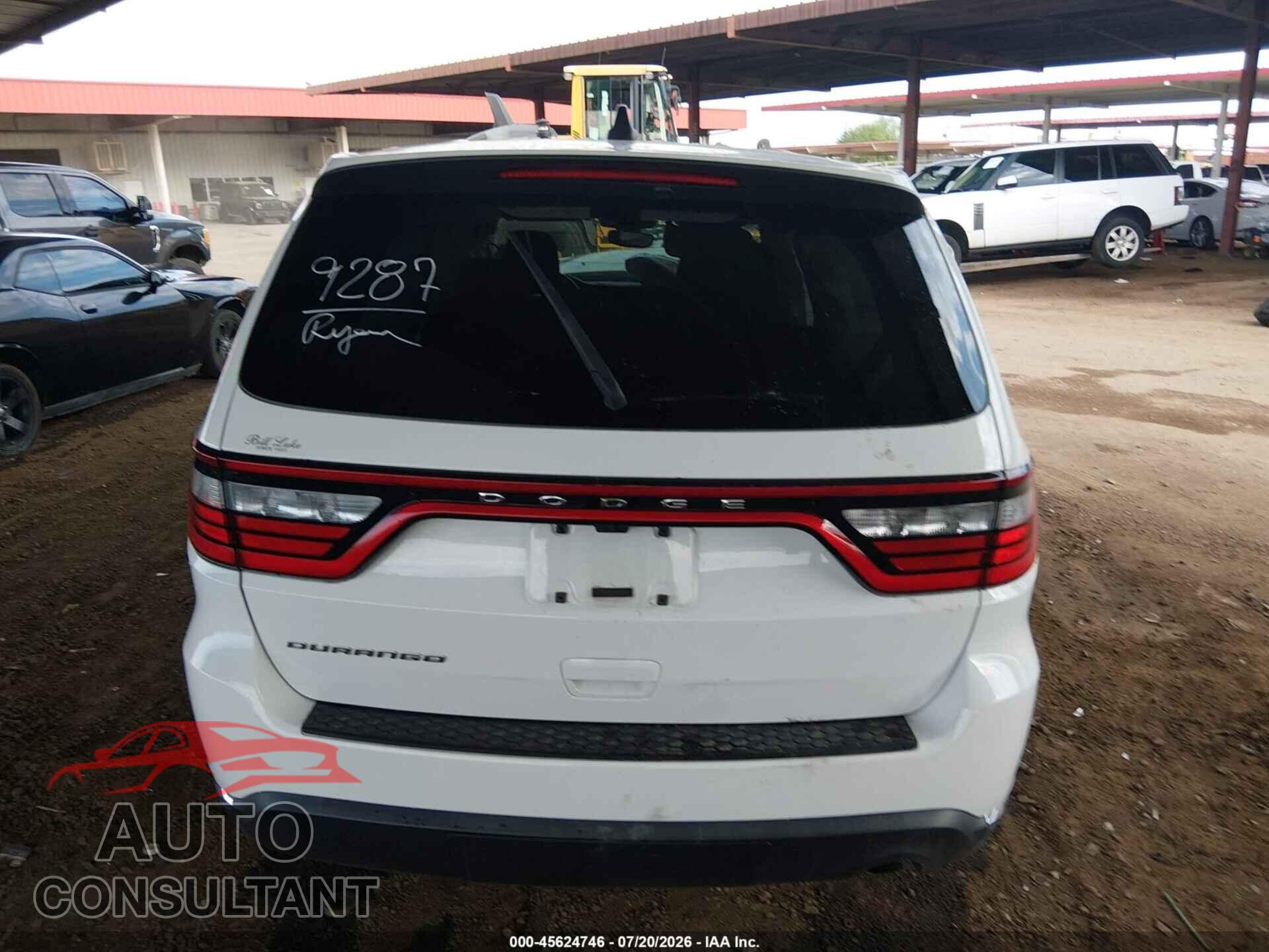 DODGE DURANGO 2021 - 1C4RDHAG2MC641175