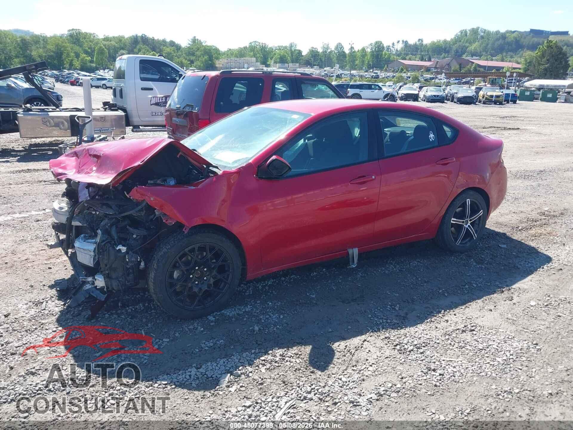 DODGE DART 2013 - 1C3CDFBA9DD341460