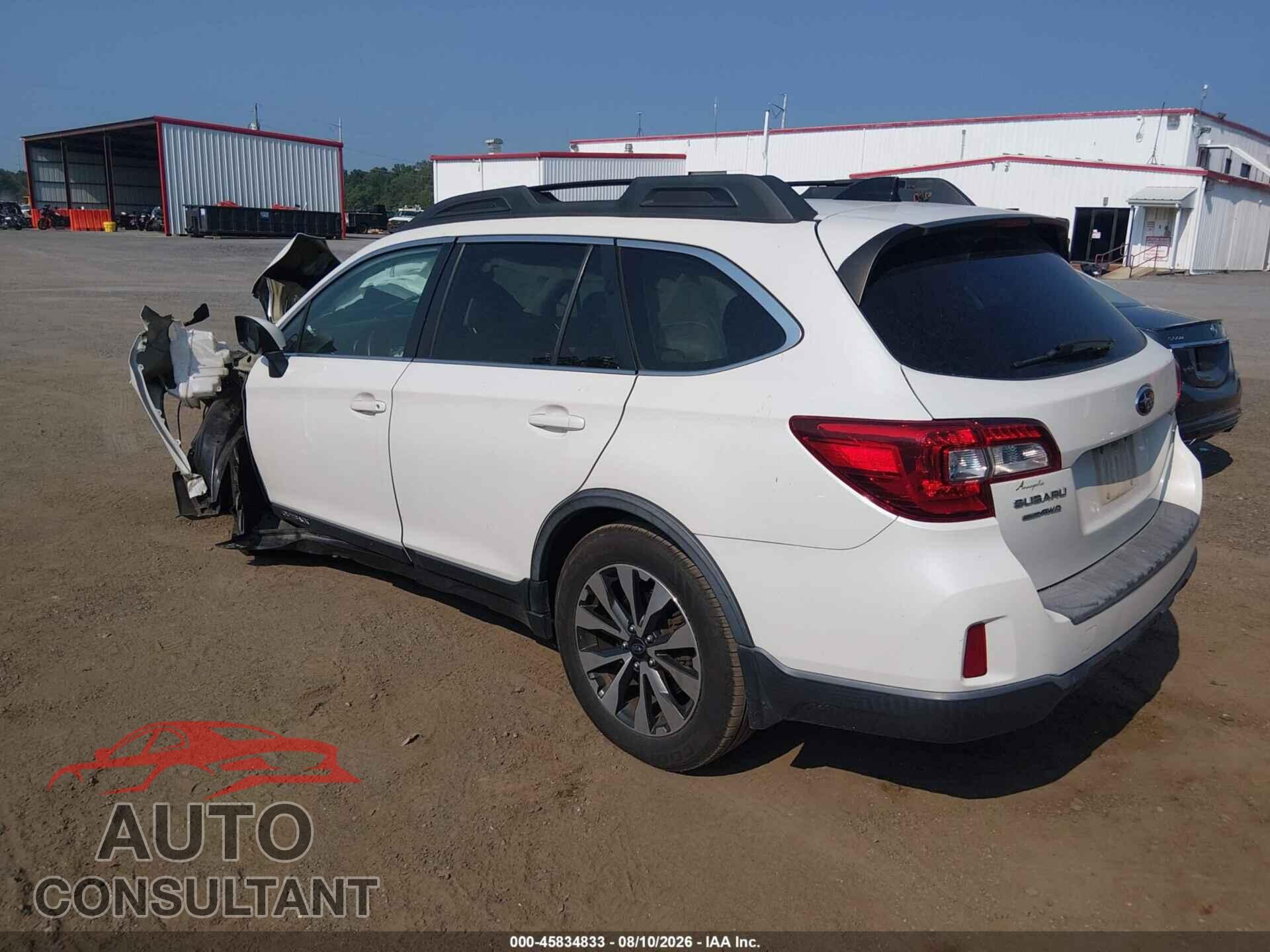 SUBARU OUTBACK 2016 - 4S4BSANC3G3244077