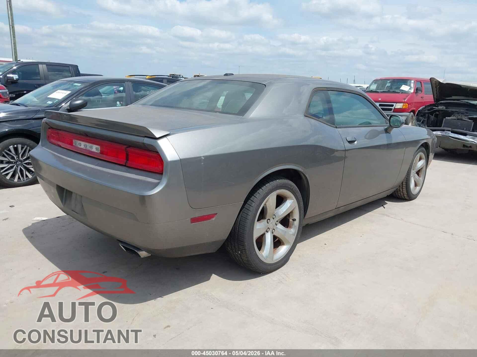 DODGE CHALLENGER 2012 - 2C3CDYAG0CH231867