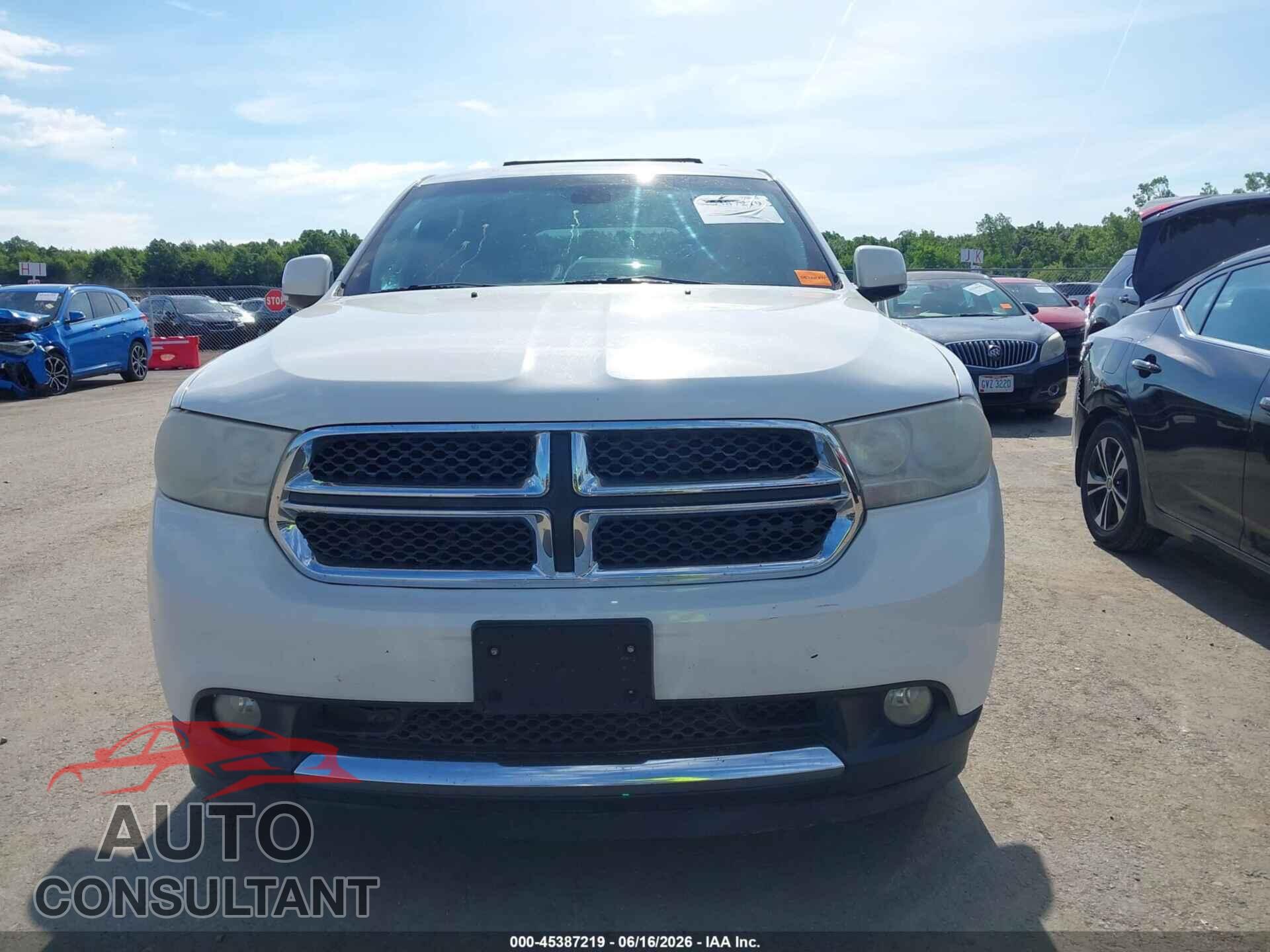 DODGE DURANGO 2012 - 1C4RDHDG4CC112501