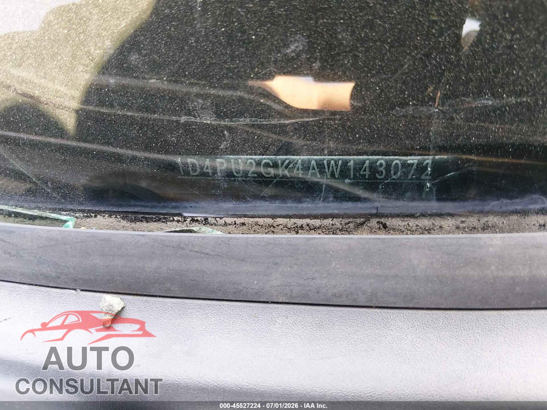 DODGE NITRO 2010 - 1D4PU2GK4AW143072