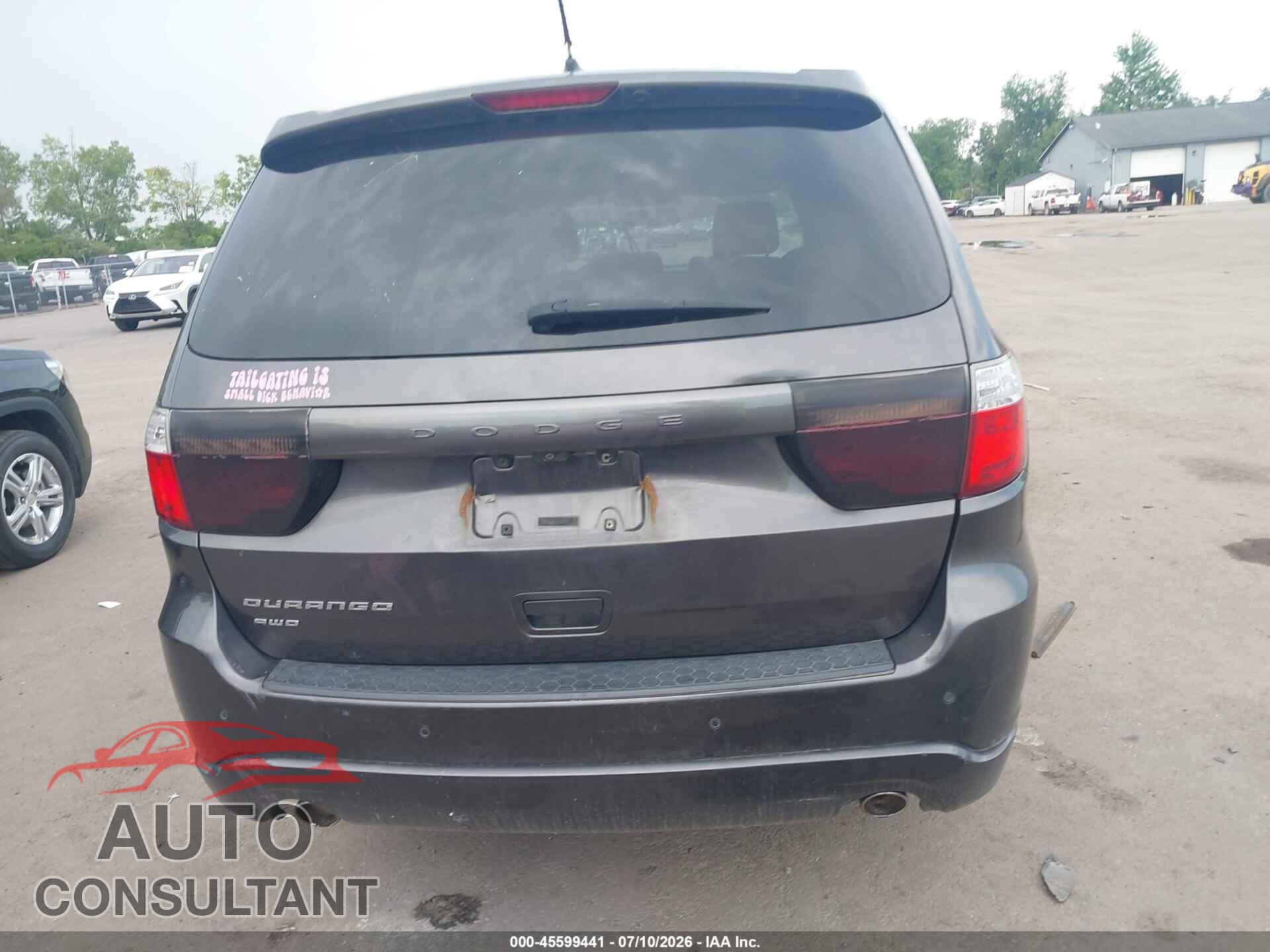 DODGE DURANGO 2013 - 1C4RDJAG6DC687356