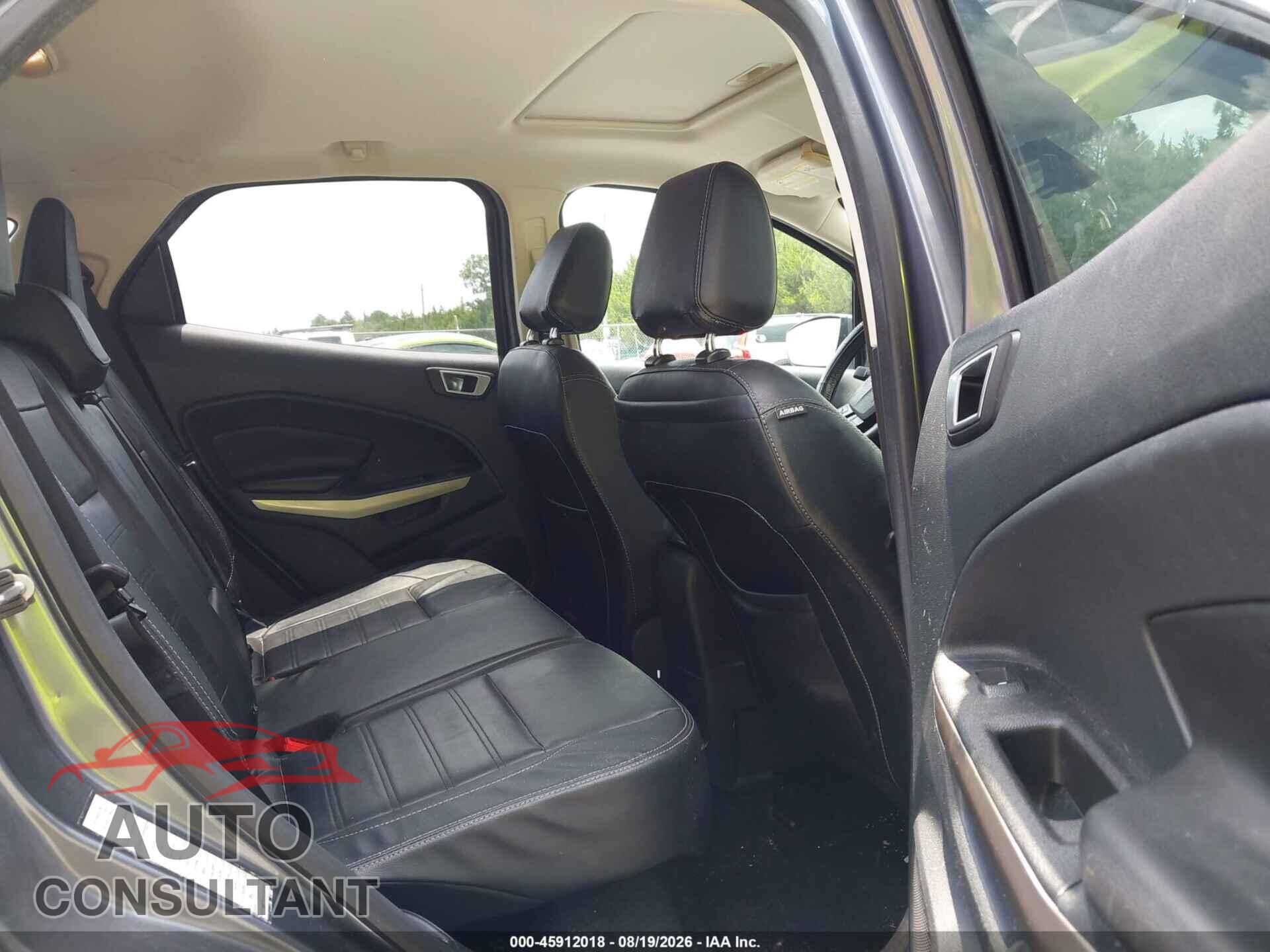 FORD ECOSPORT 2019 - MAJ6S3KL1KC276675