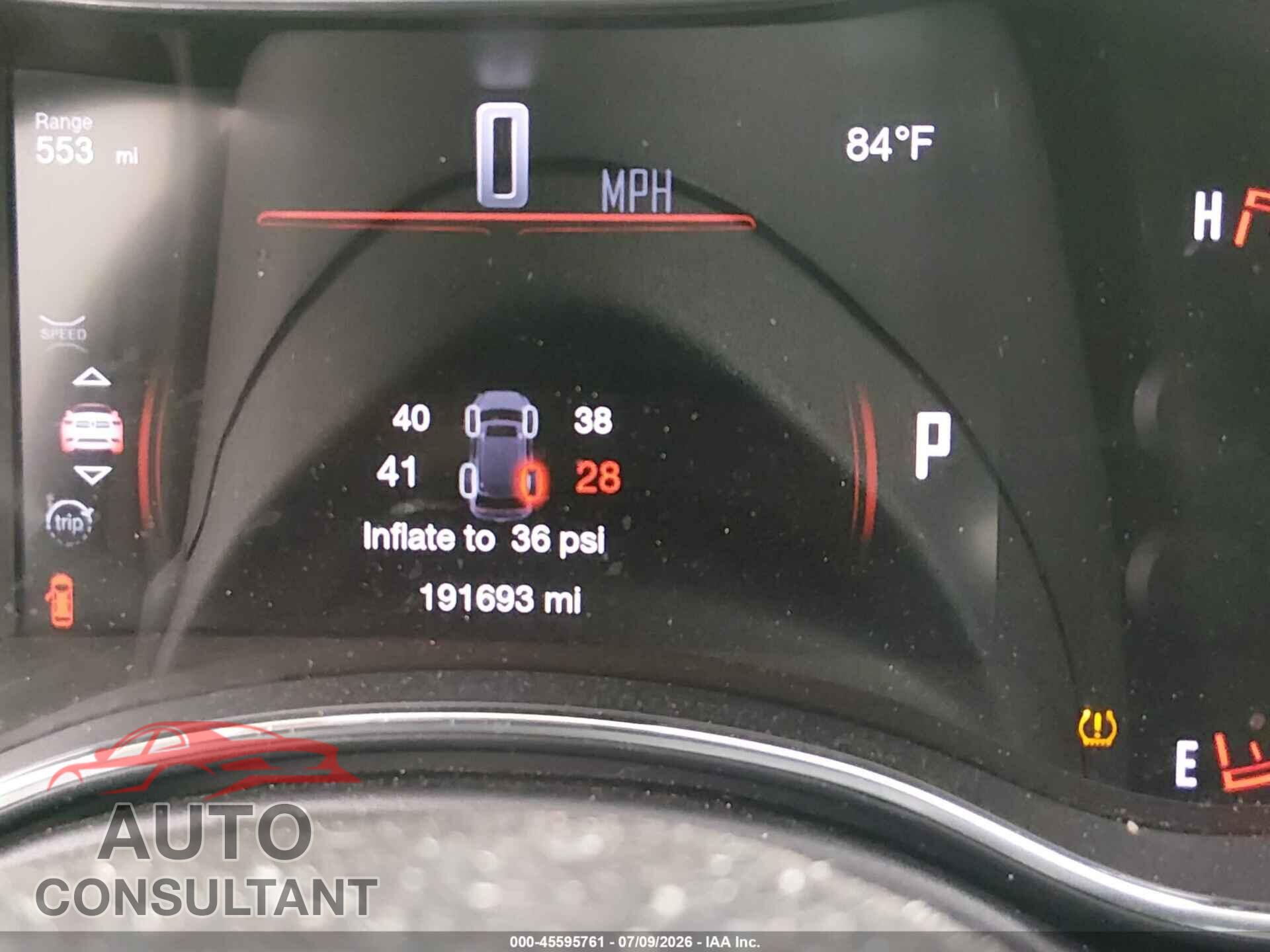 DODGE DURANGO 2017 - 1C4RDJDG9HC823917