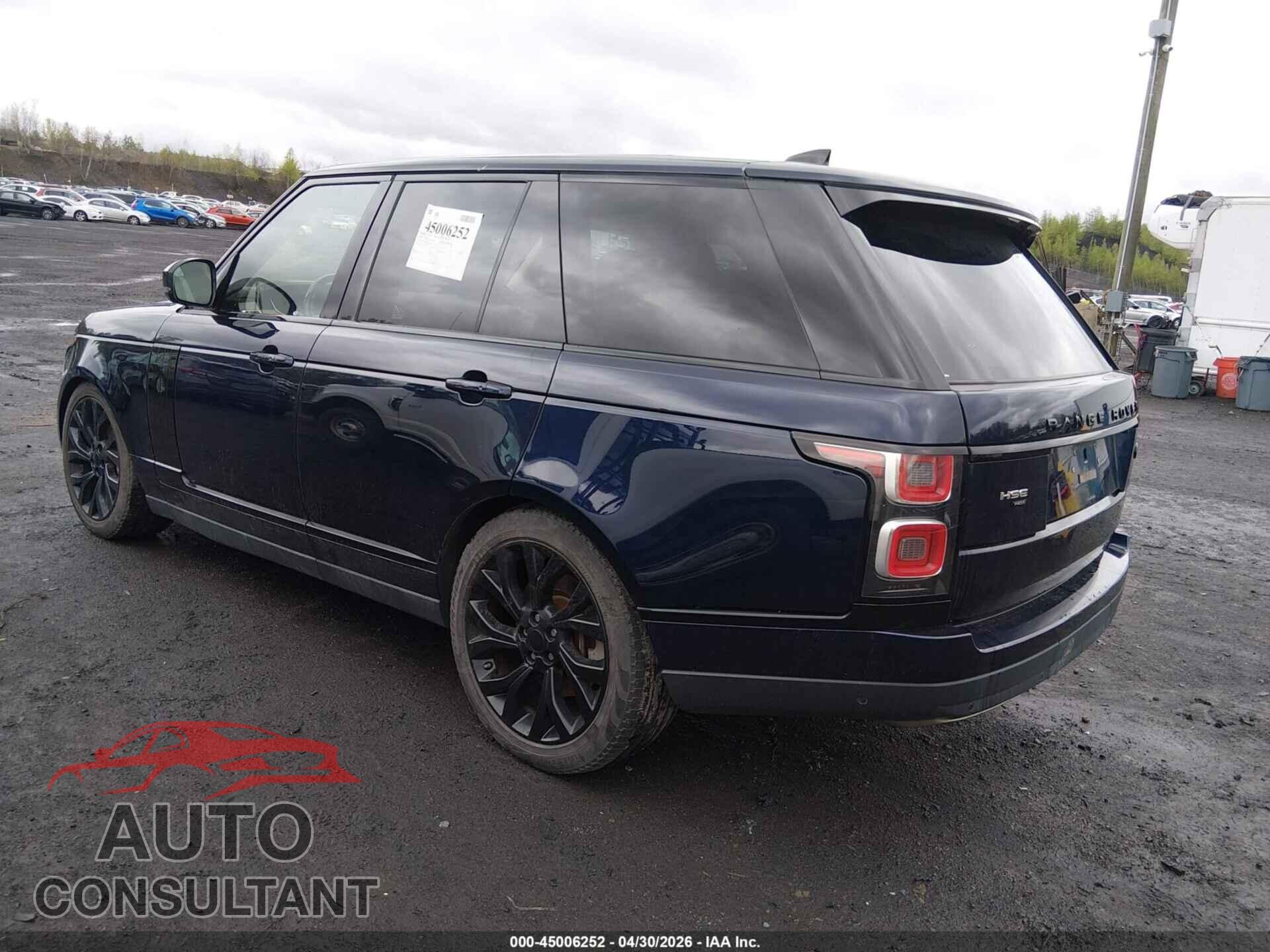 LAND ROVER RANGE ROVER 2020 - SALGS2RU2LA578635