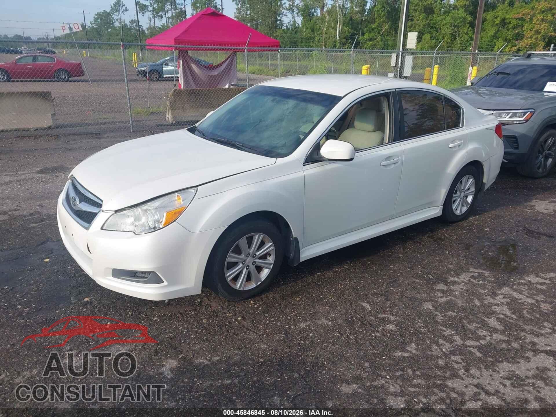SUBARU LEGACY 2012 - 4S3BMCC64C3038624