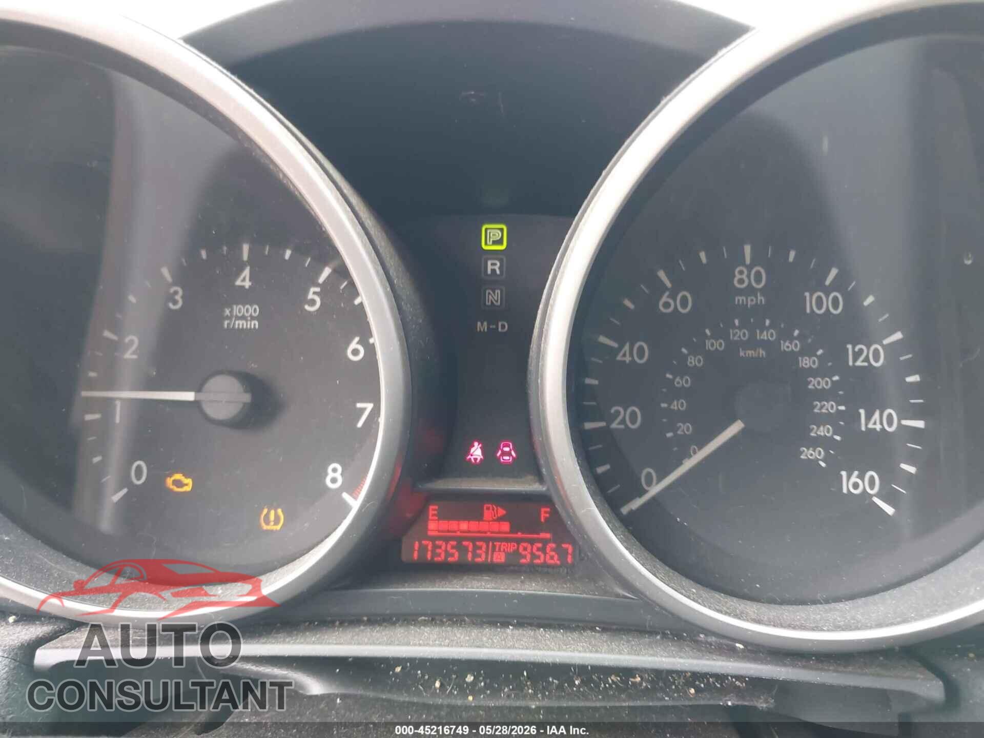 MAZDA MAZDA3 2010 - JM1BL1SFXA1232205