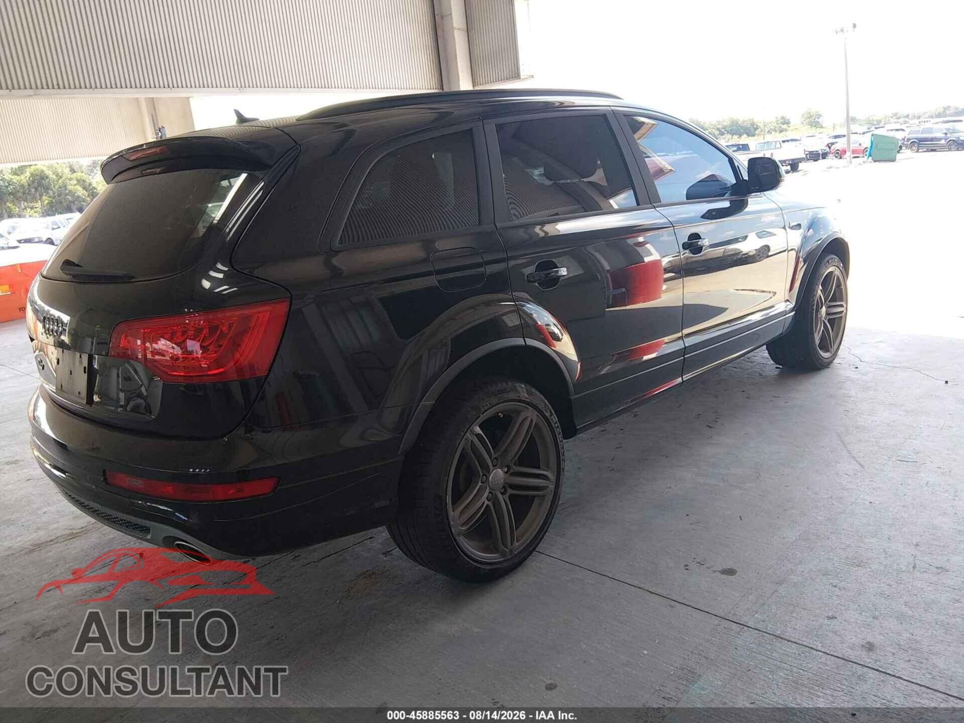 AUDI Q7 2012 - WA1DGBFEXCD009274
