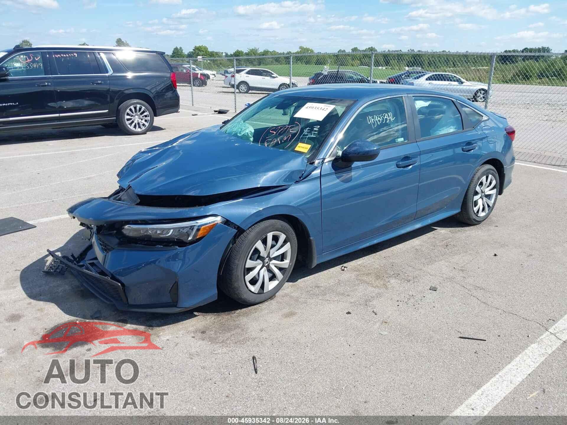 HONDA CIVIC 2026 - 2HGFE2F24TH546429