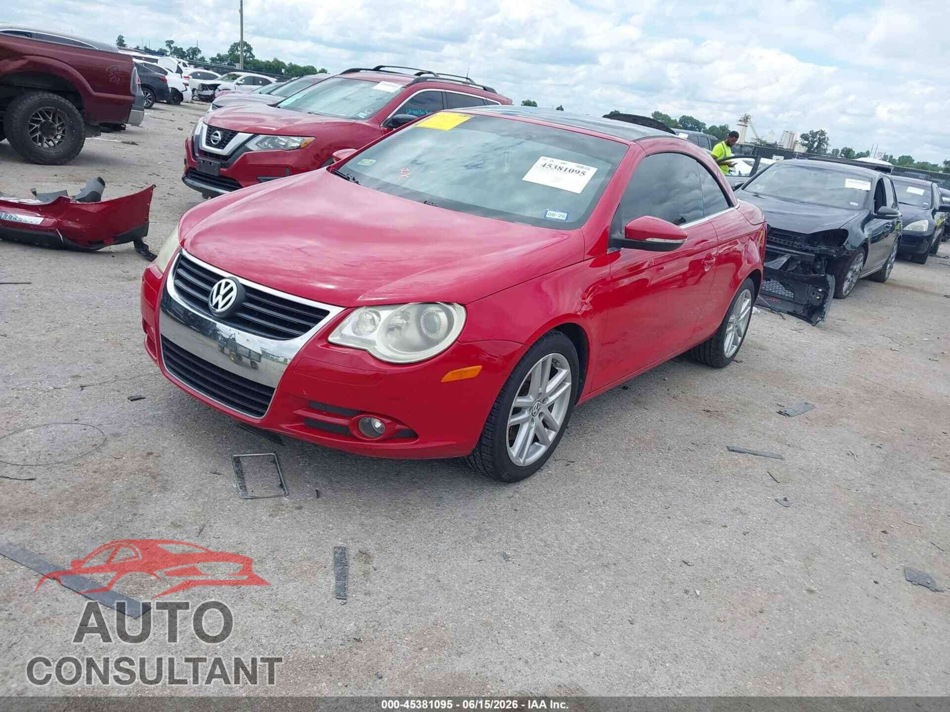 VOLKSWAGEN EOS 2009 - WVWFA71F09V015780