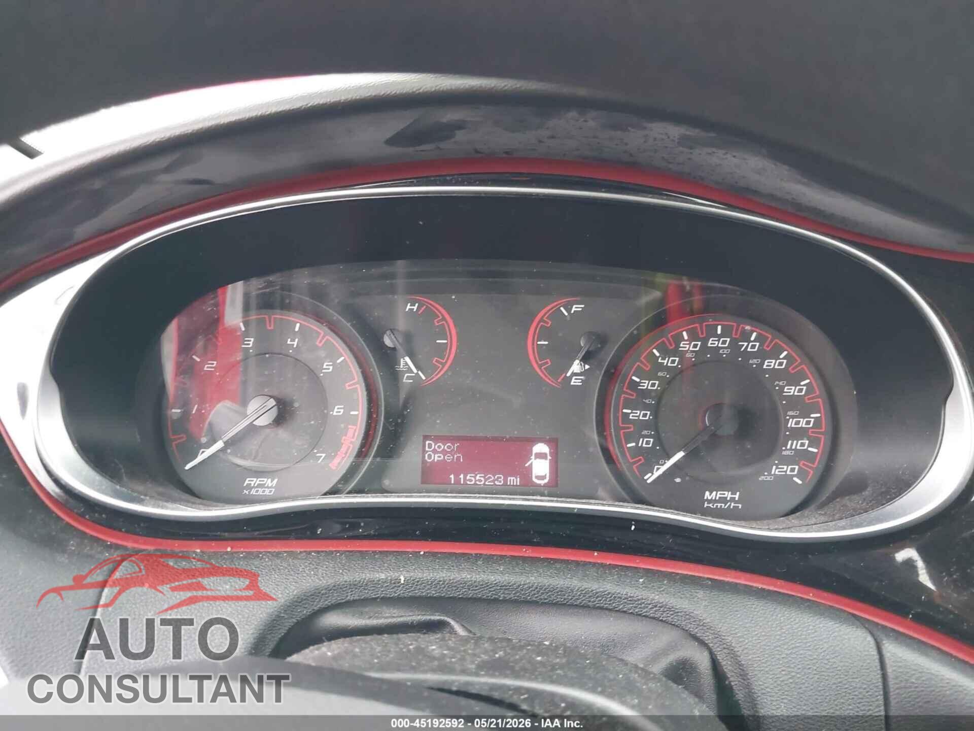 DODGE DART 2016 - 1C3CDFBA2GD660235