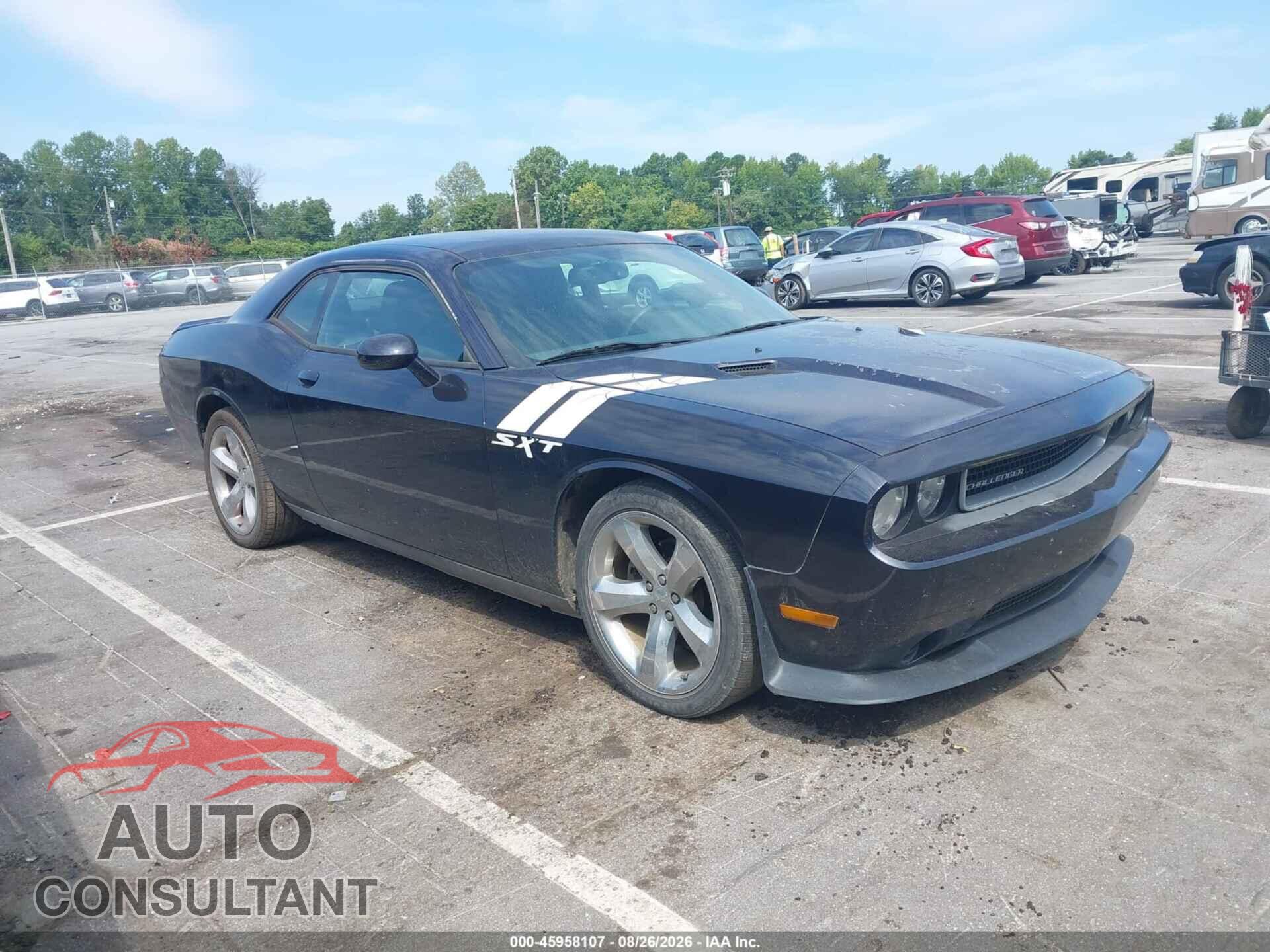 DODGE CHALLENGER 2012 - 2C3CDYAG7CH204598