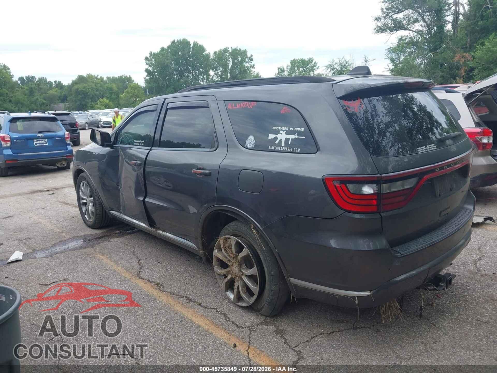 DODGE DURANGO 2017 - 1C4RDHAG9HC883502