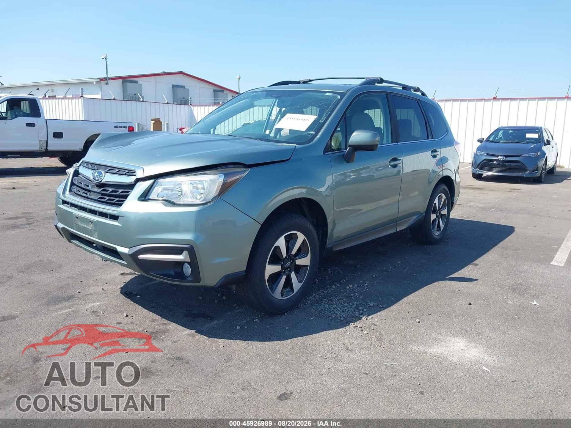 SUBARU FORESTER 2017 - JF2SJAJC4HH552264