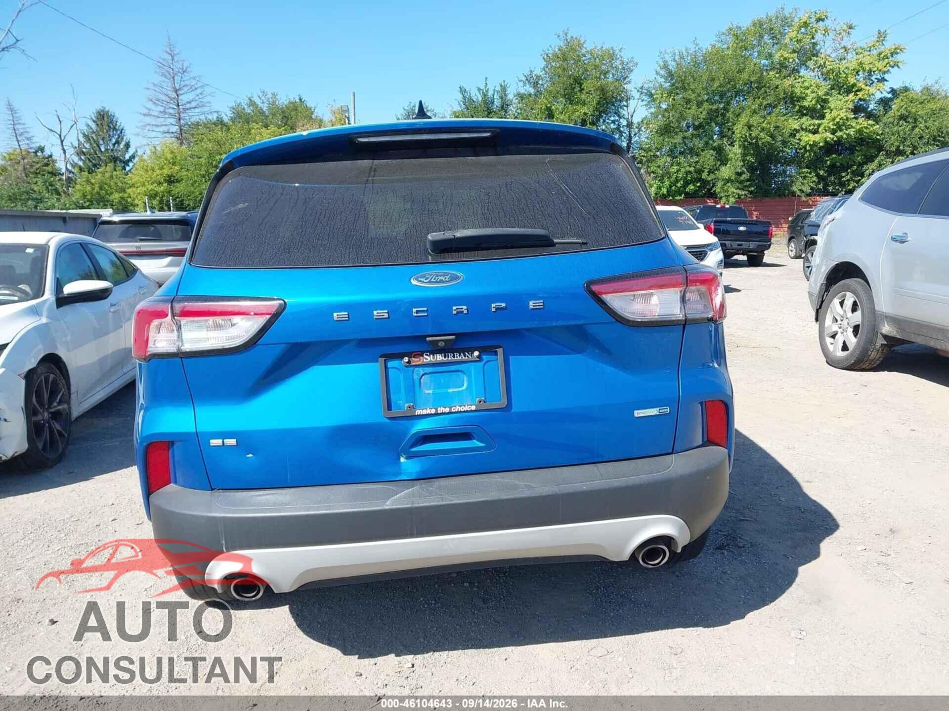 FORD ESCAPE 2020 - 1FMCU9G68LUA12924