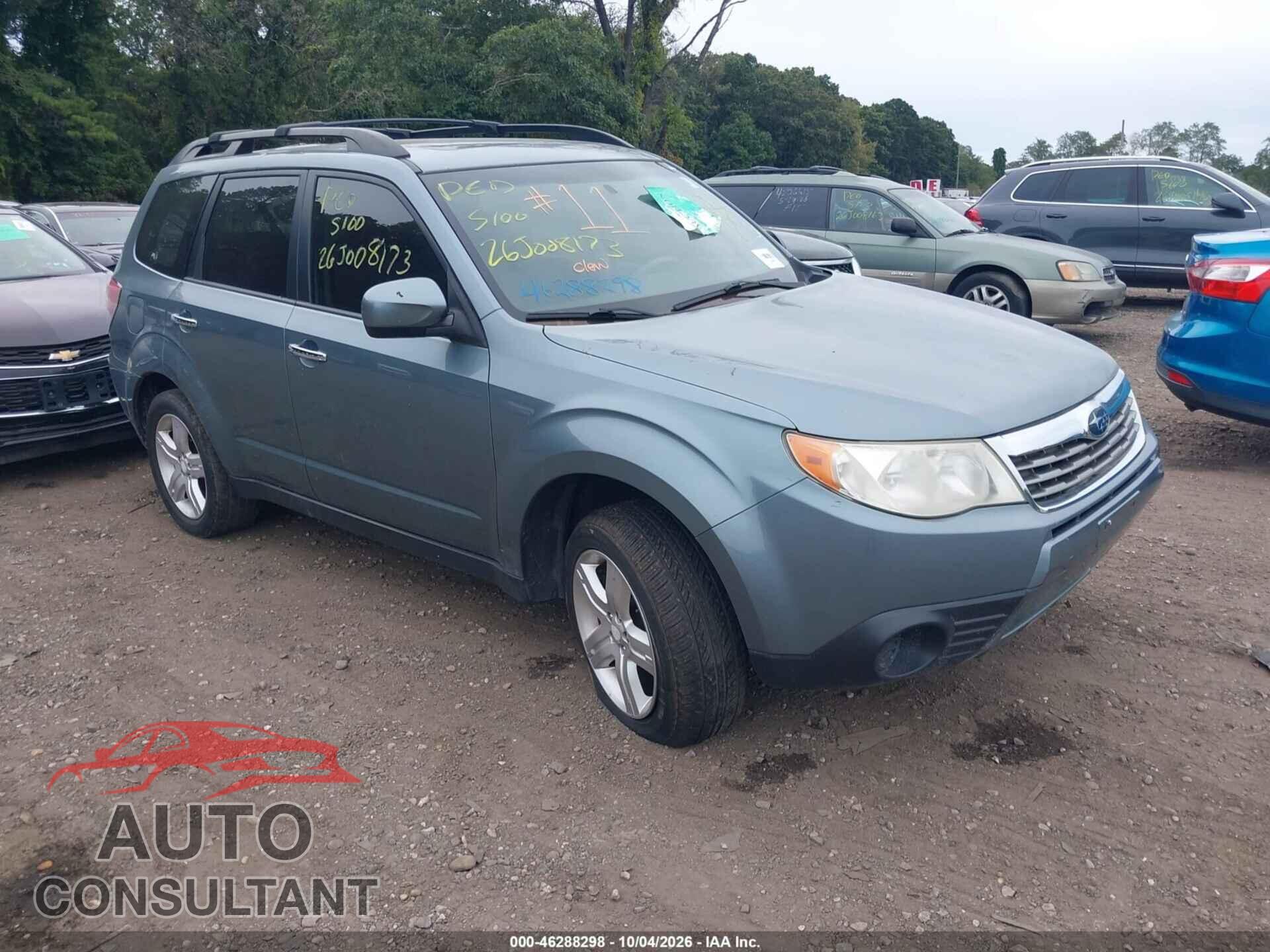 SUBARU FORESTER 2010 - JF2SH6CC3AH904861
