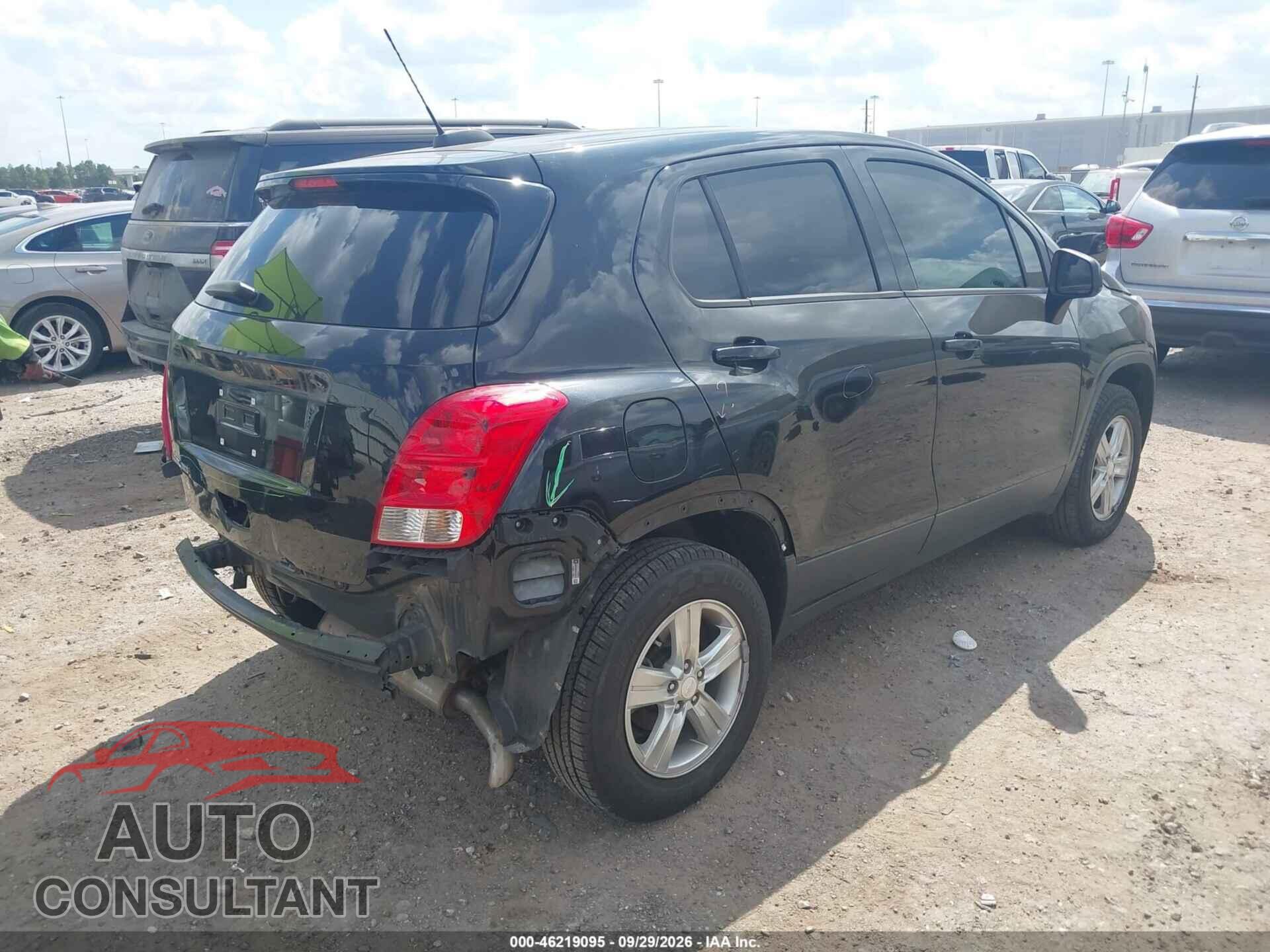 CHEVROLET TRAX 2019 - 3GNCJNSB3KL340231