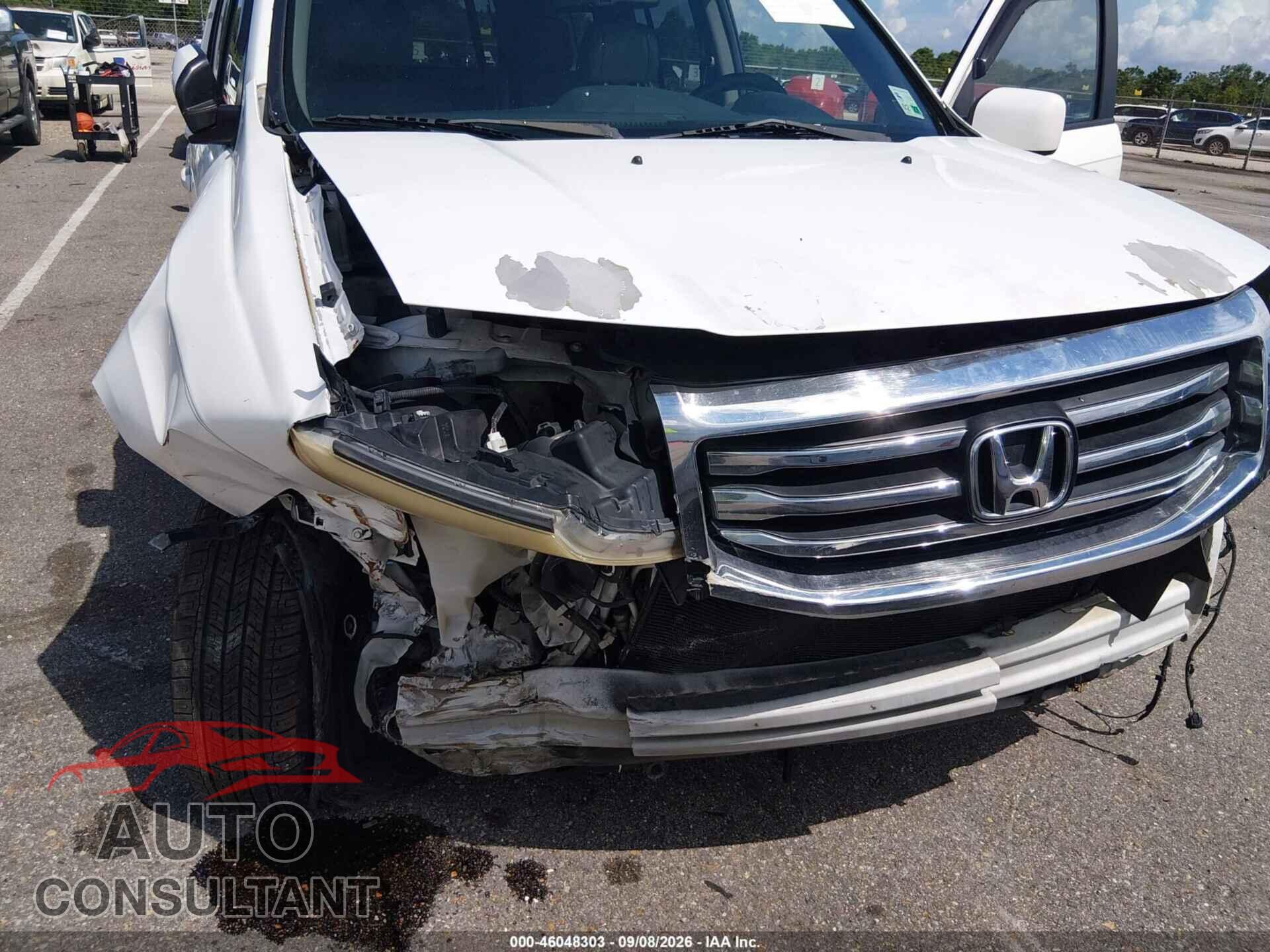 HONDA PILOT 2013 - 5FNYF3H54DB020066