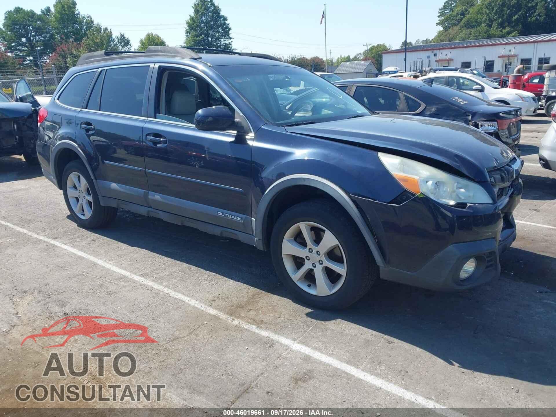 SUBARU OUTBACK 2013 - 4S4BRDAC2D2293341