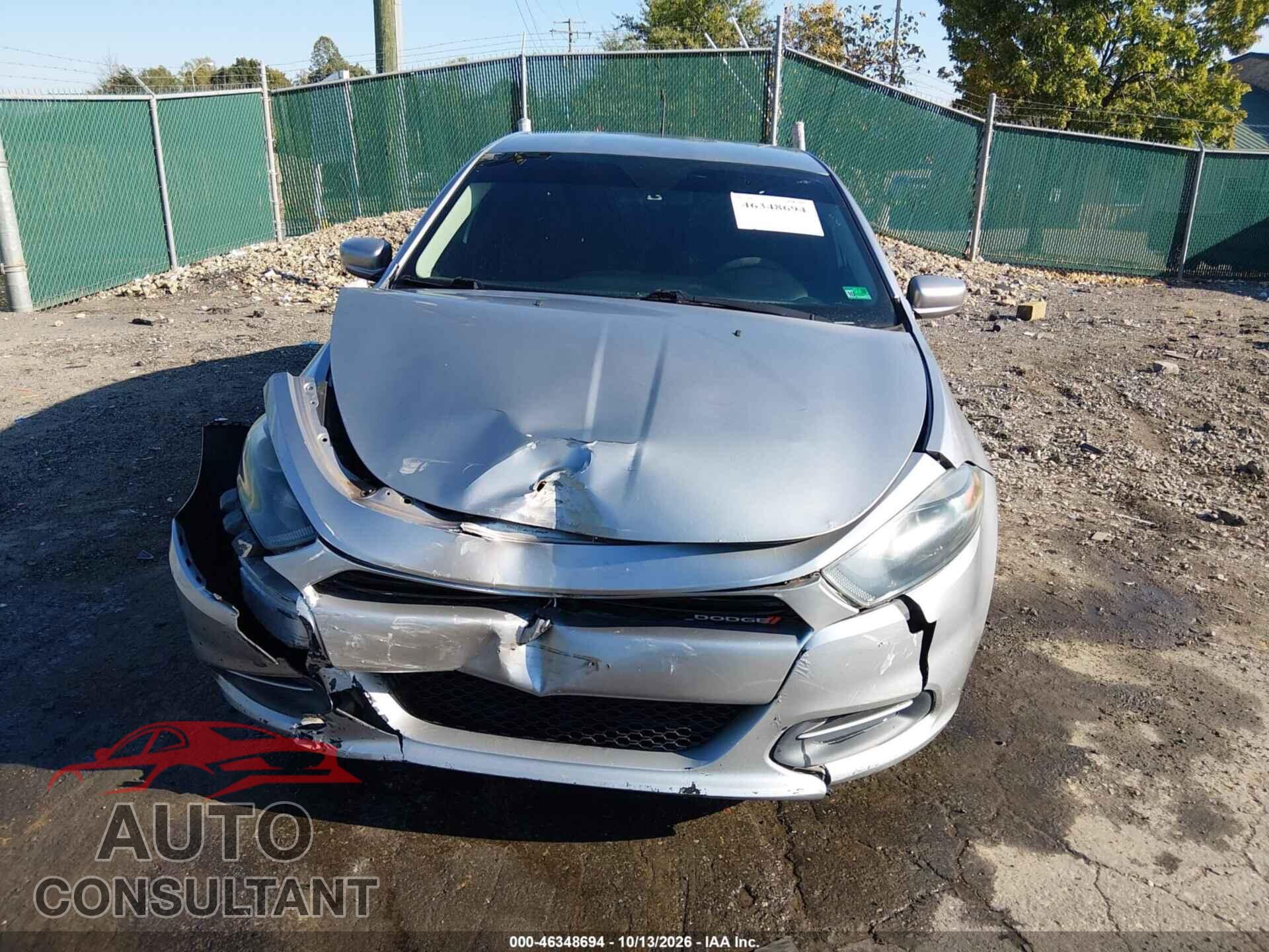 DODGE DART 2015 - 1C3CDFBB0FD315440