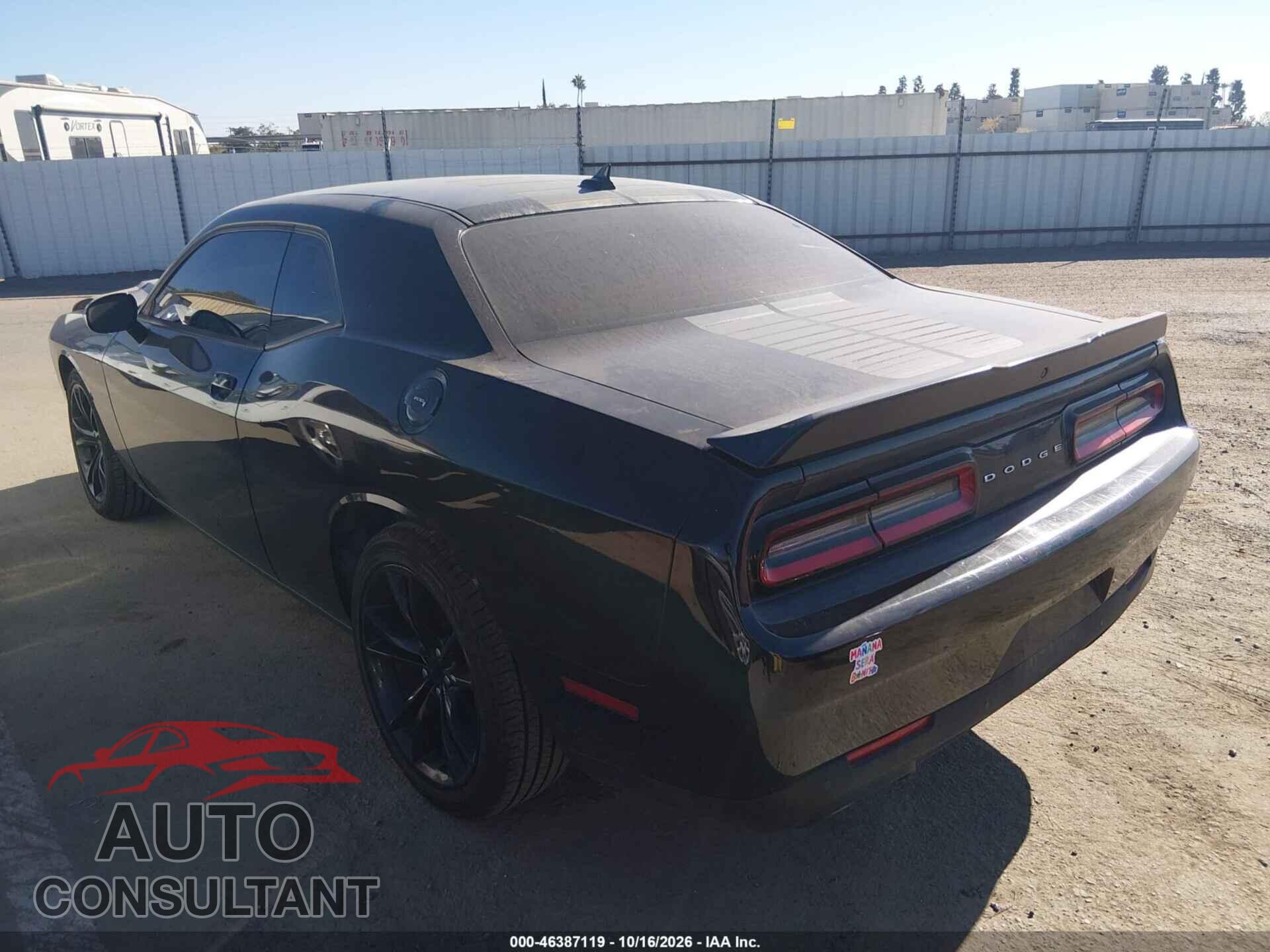 DODGE CHALLENGER 2016 - 2C3CDZAG4GH168512