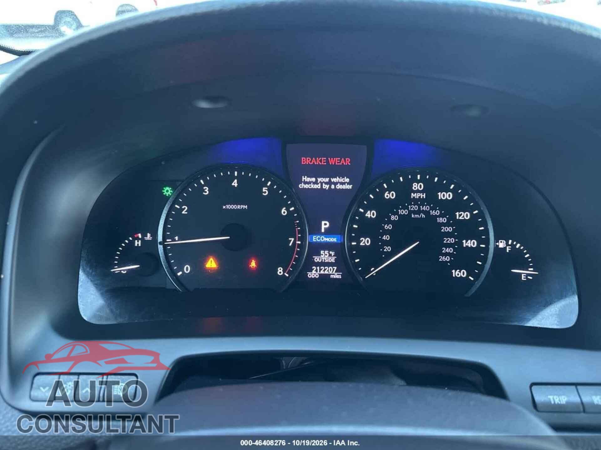 LEXUS LS 460 2015 - JTHCL5EF7F5023669