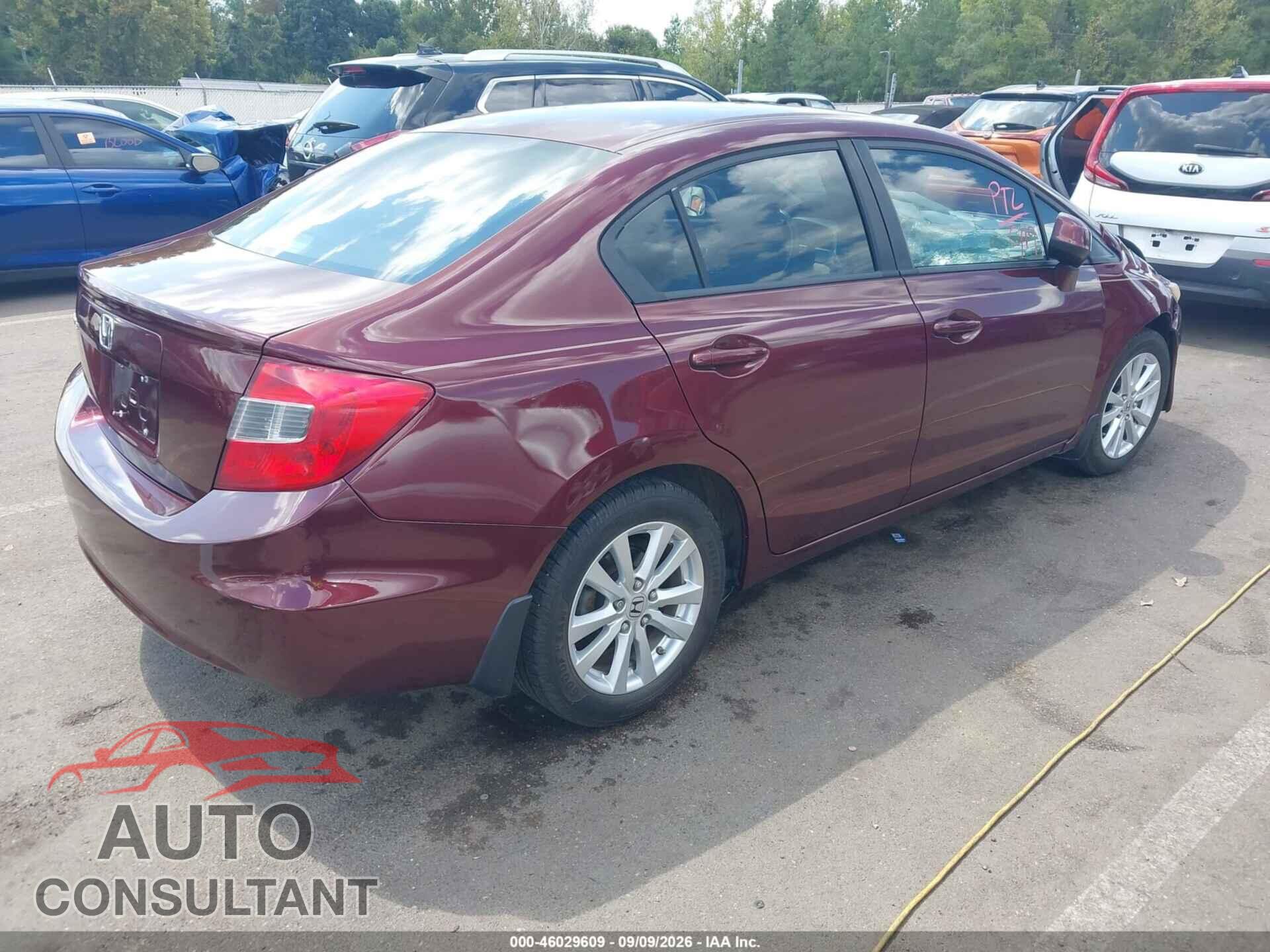 HONDA CIVIC 2012 - 2HGFB2F94CH506308