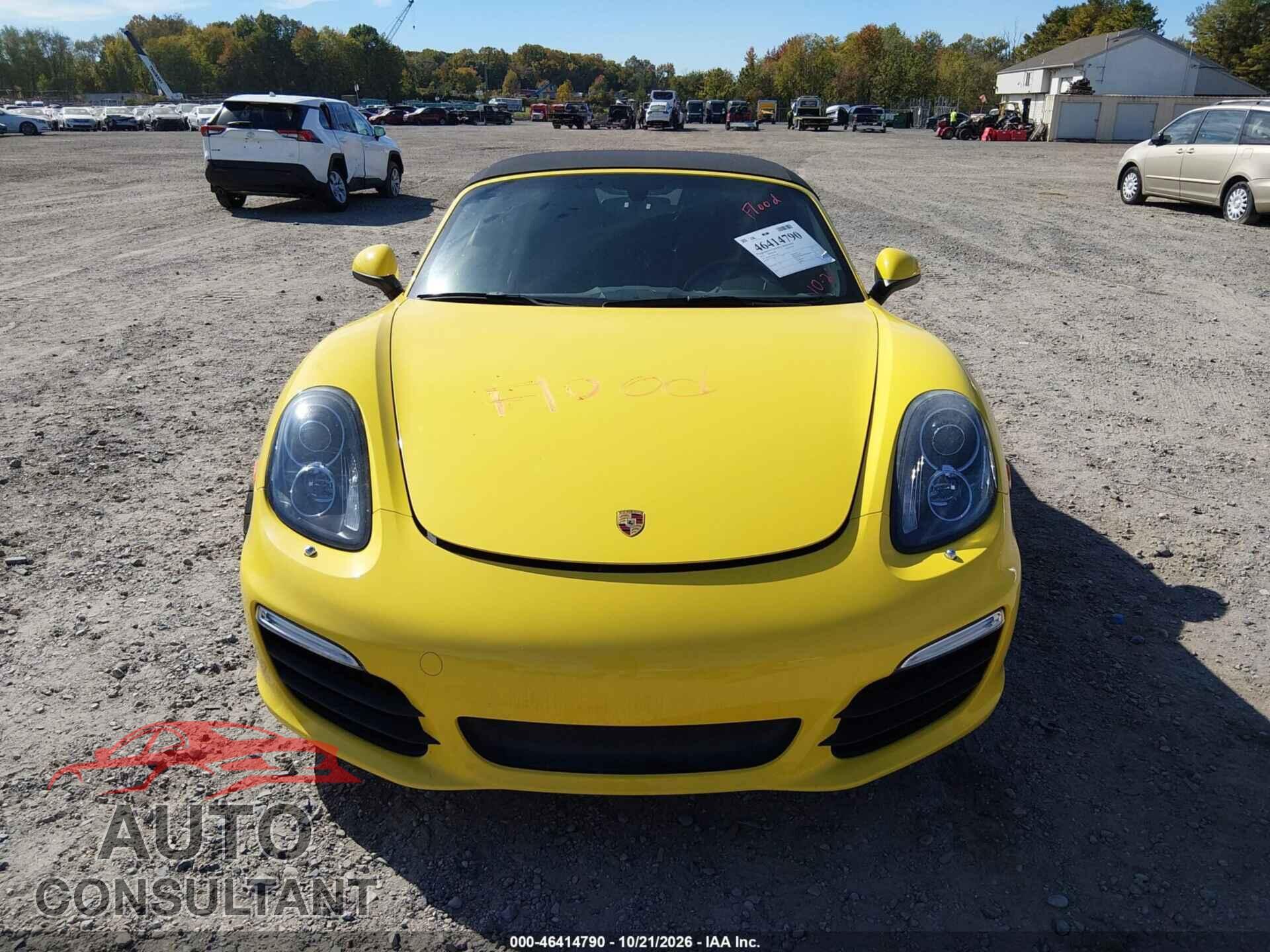 PORSCHE BOXSTER 2013 - WP0CB2A85DS130647
